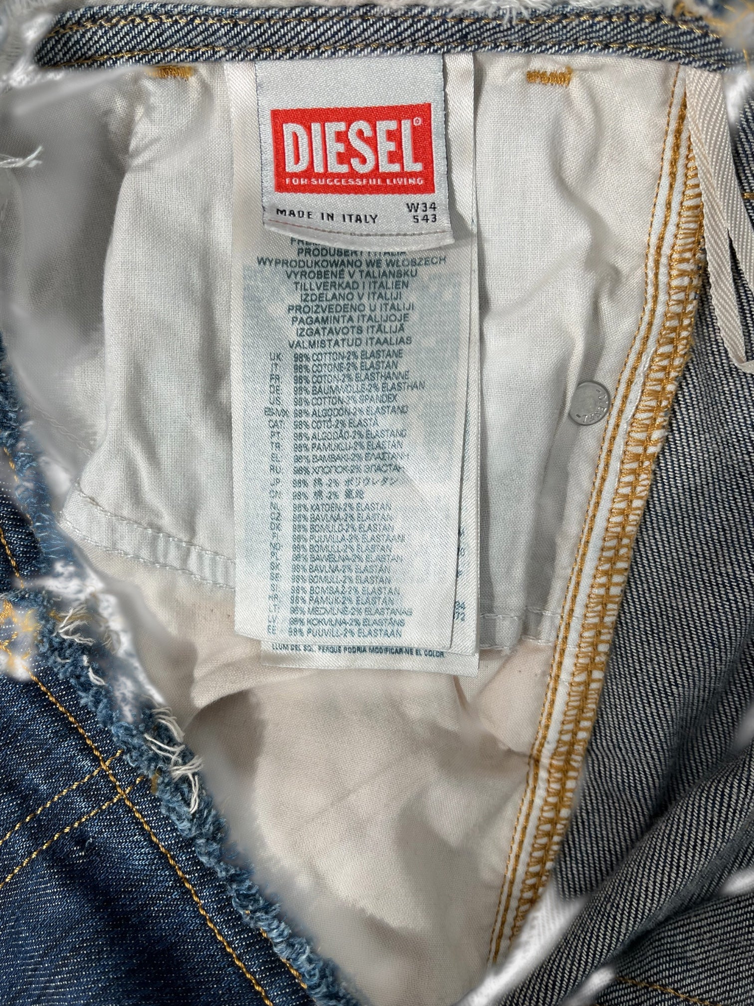 DIESEL/Pants/34/Cotton/IDG/C BOOTCUT BOOT PANTS SIZE34-43 view 5