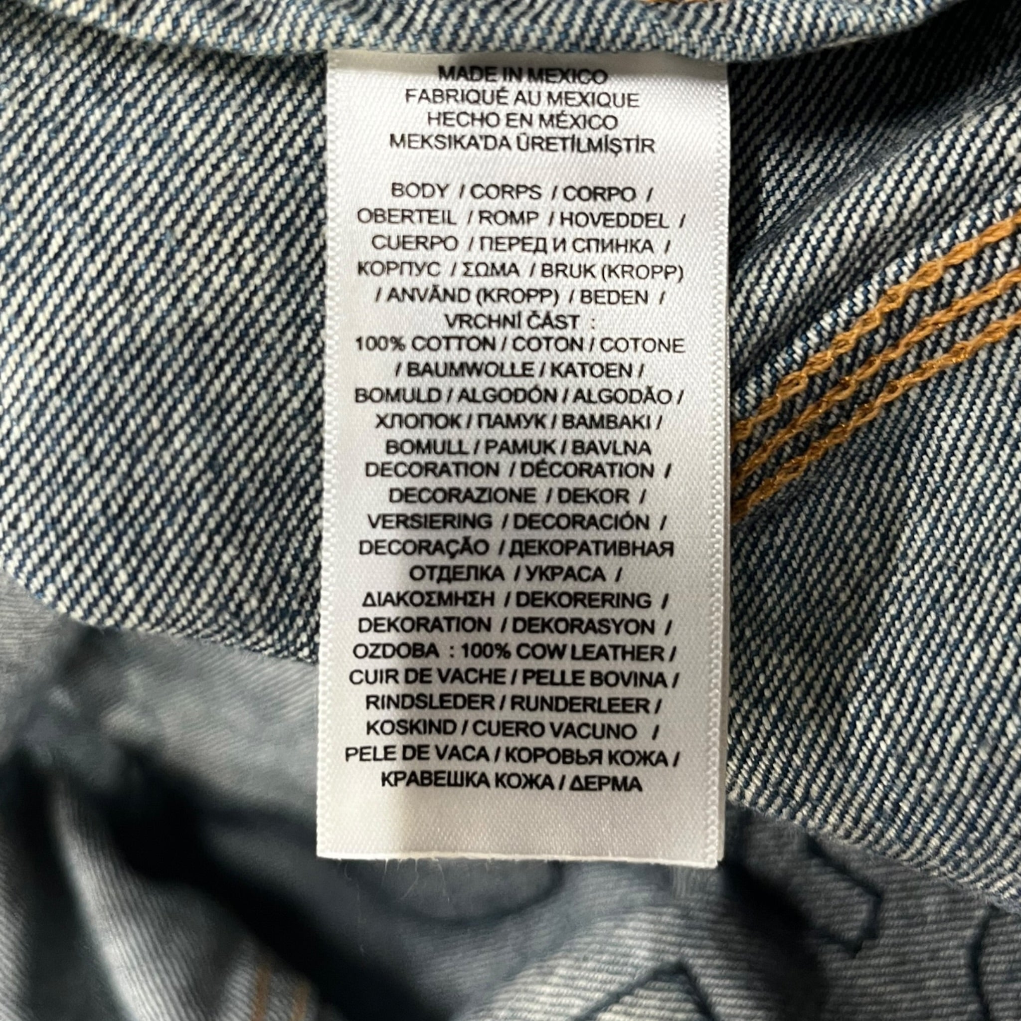 POLO RALPH LAUREN/Denim Jkt/S/Denim/BLU/POLO 1967 TIGER PATCH view 4