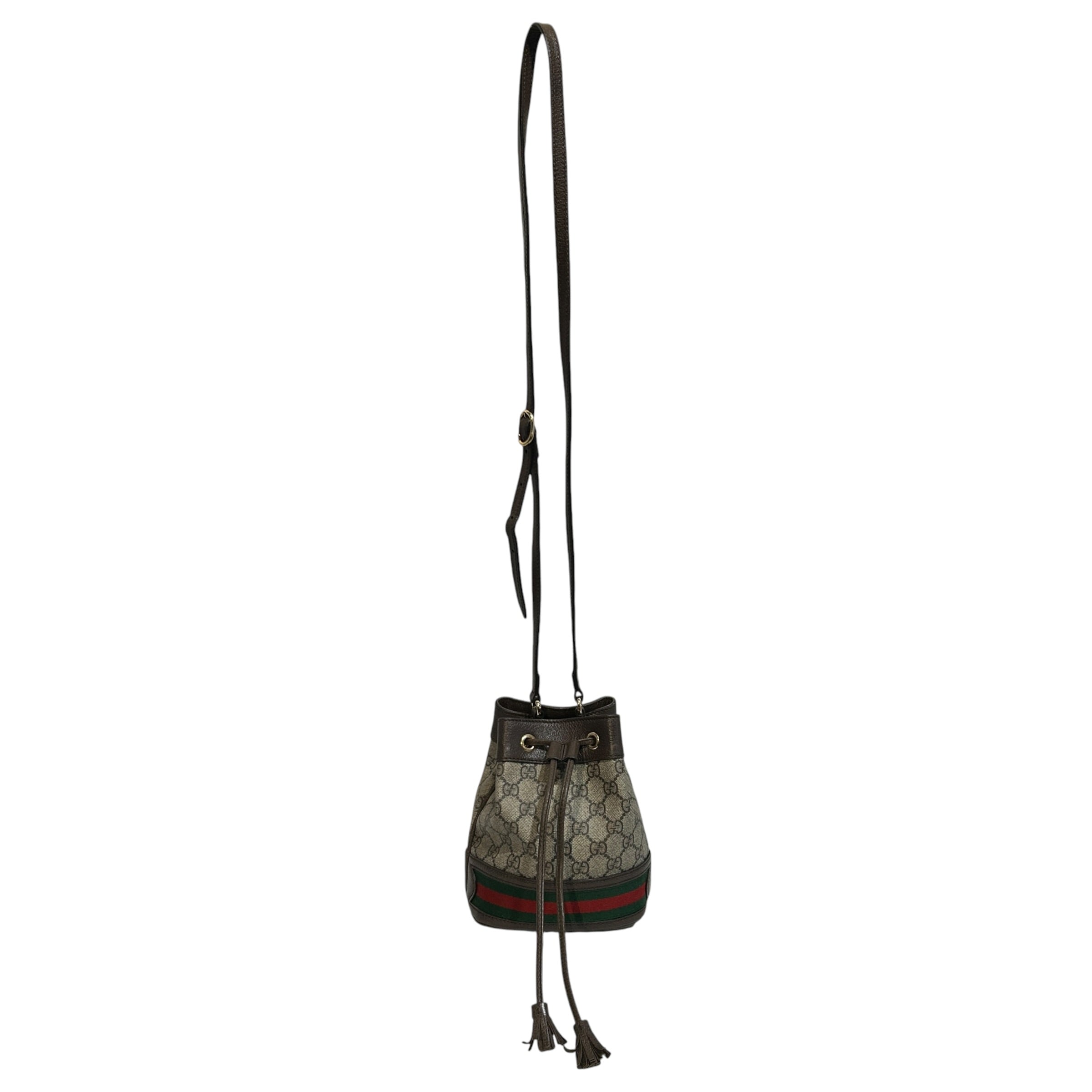 GUCCI/Bag/Monogram/KHK/Small Ophidia Bucket view 1