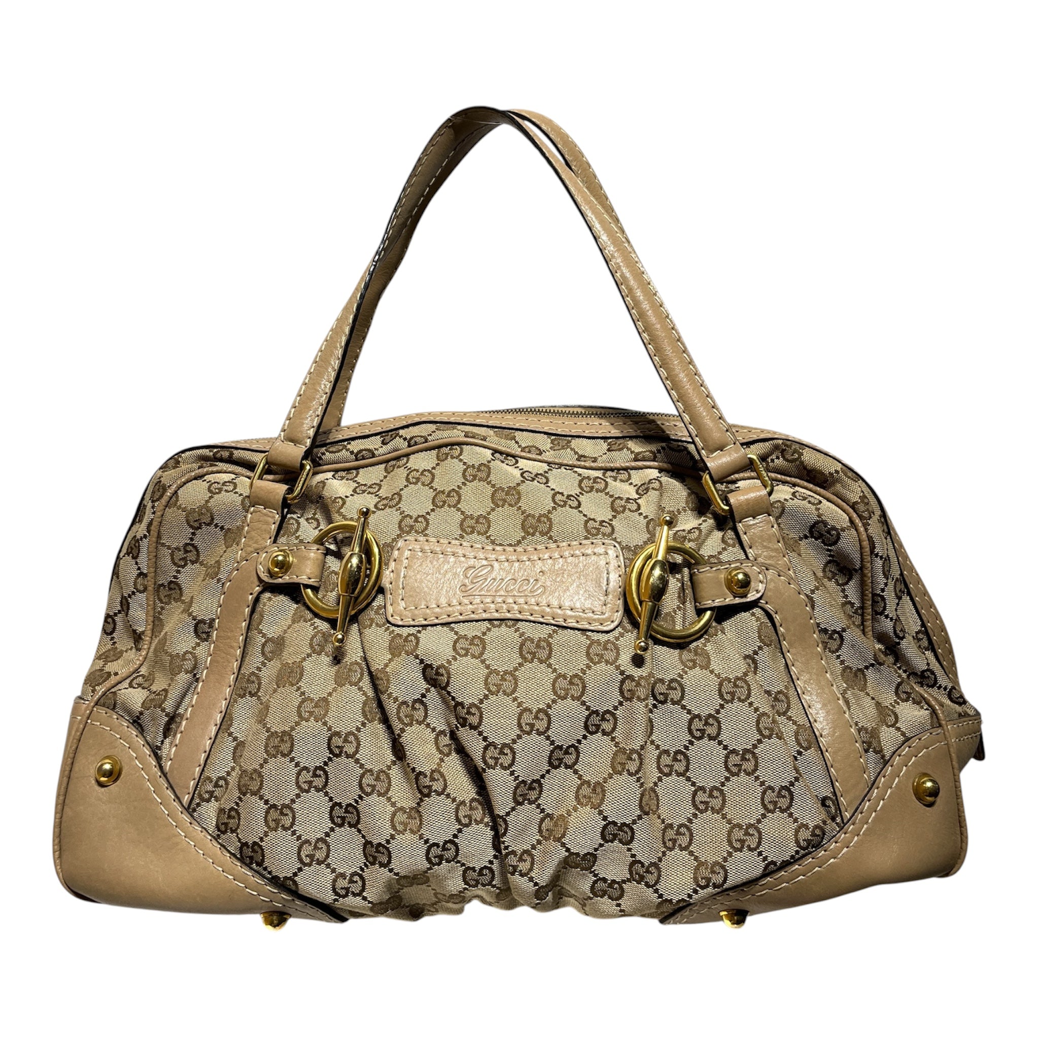 GUCCI/Hand Bag/All Over Print/Cotton/CML/jockey boston bag view 1