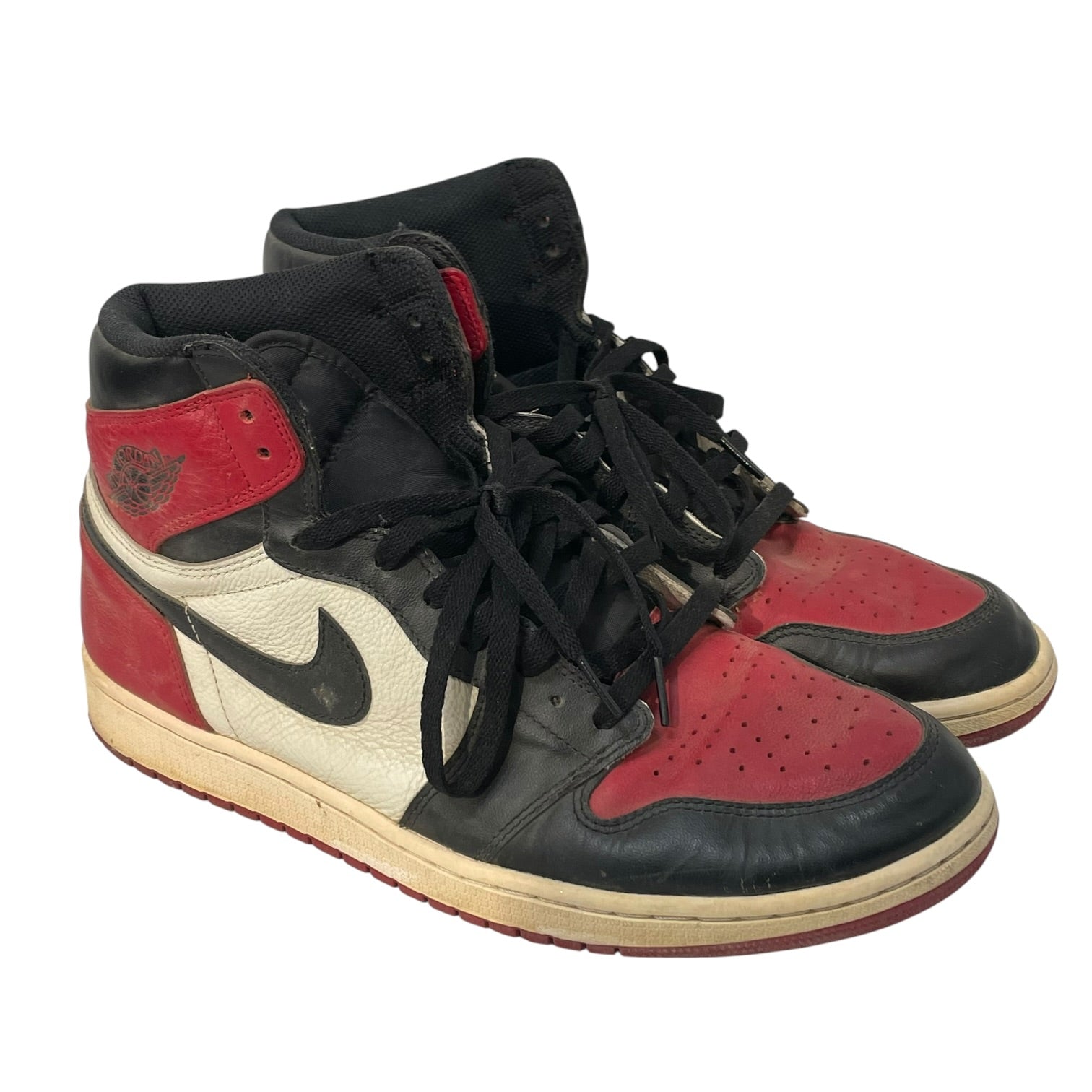 NIKE/AIR JORDAN 1 RETRO HIGH OG/Hi-Sneakers/US 13/Border/Leather/RED/555088-610 view 1