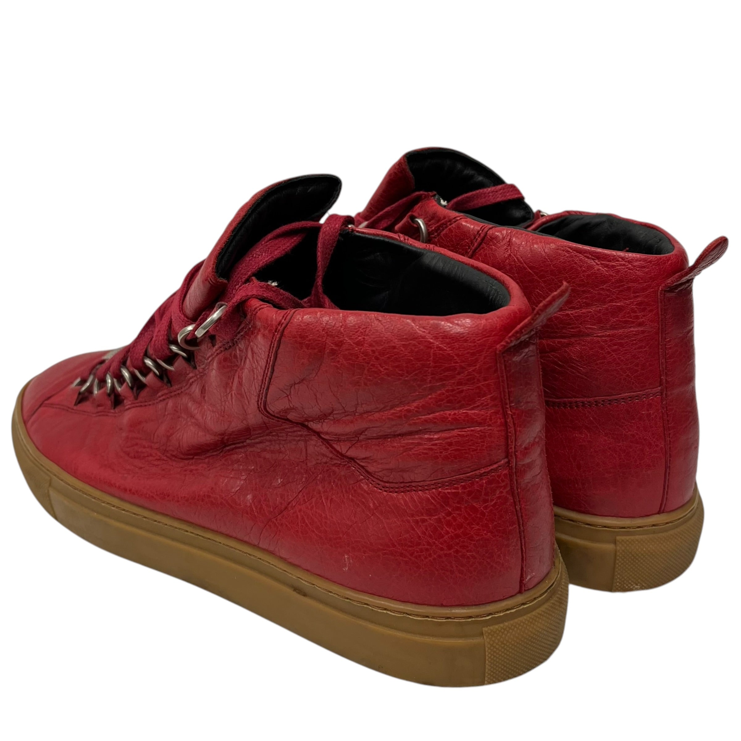 BALENCIAGA/Low-Sneakers/EU 42/Leather/RED/ view 2