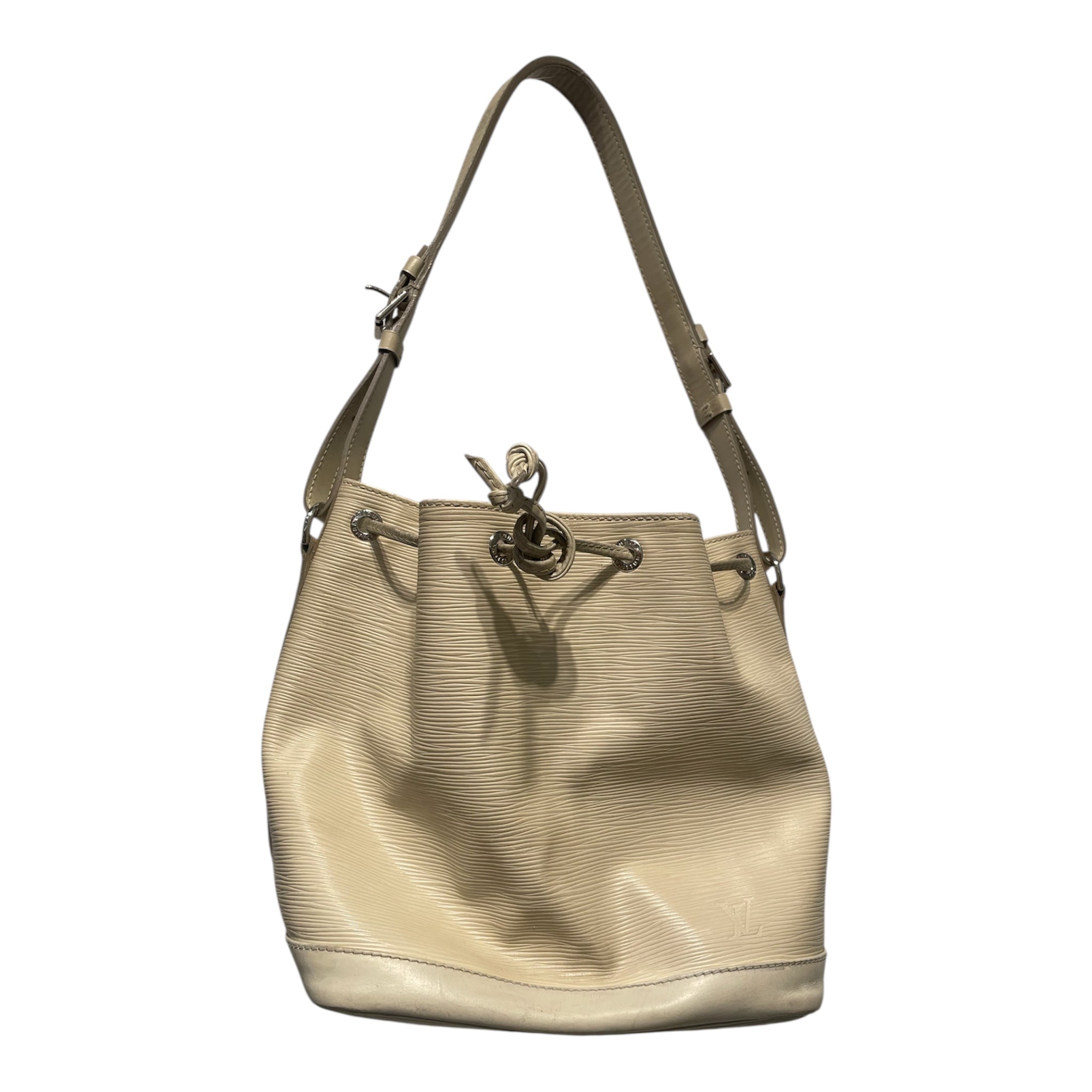 LOUIS VUITTON/Basket Bag/Leather/WHT/Epi Leather Noe Bucket Bag view 1