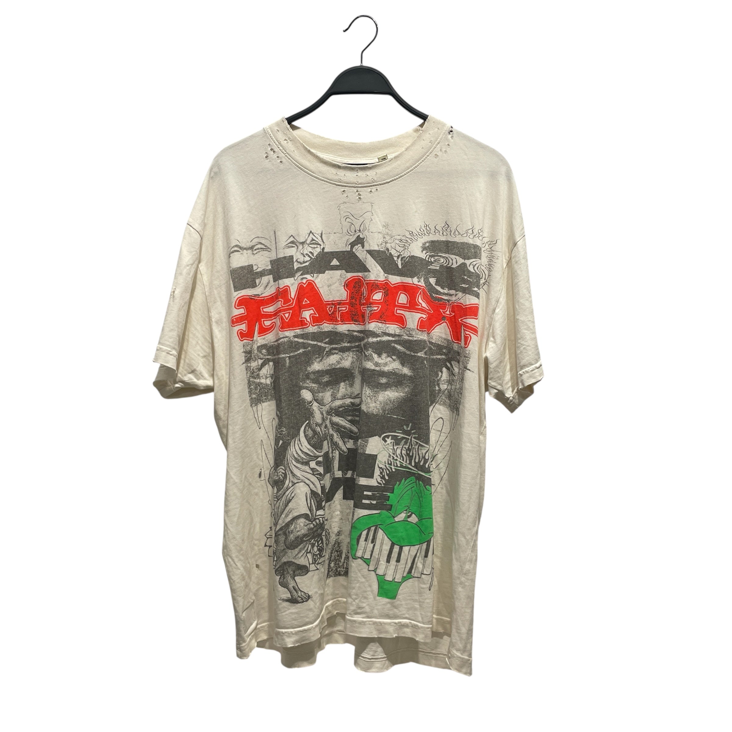 HELLSTAR/T-Shirt/XL/Cotton/WHT/All Over Print/HAVE FAITH view 1