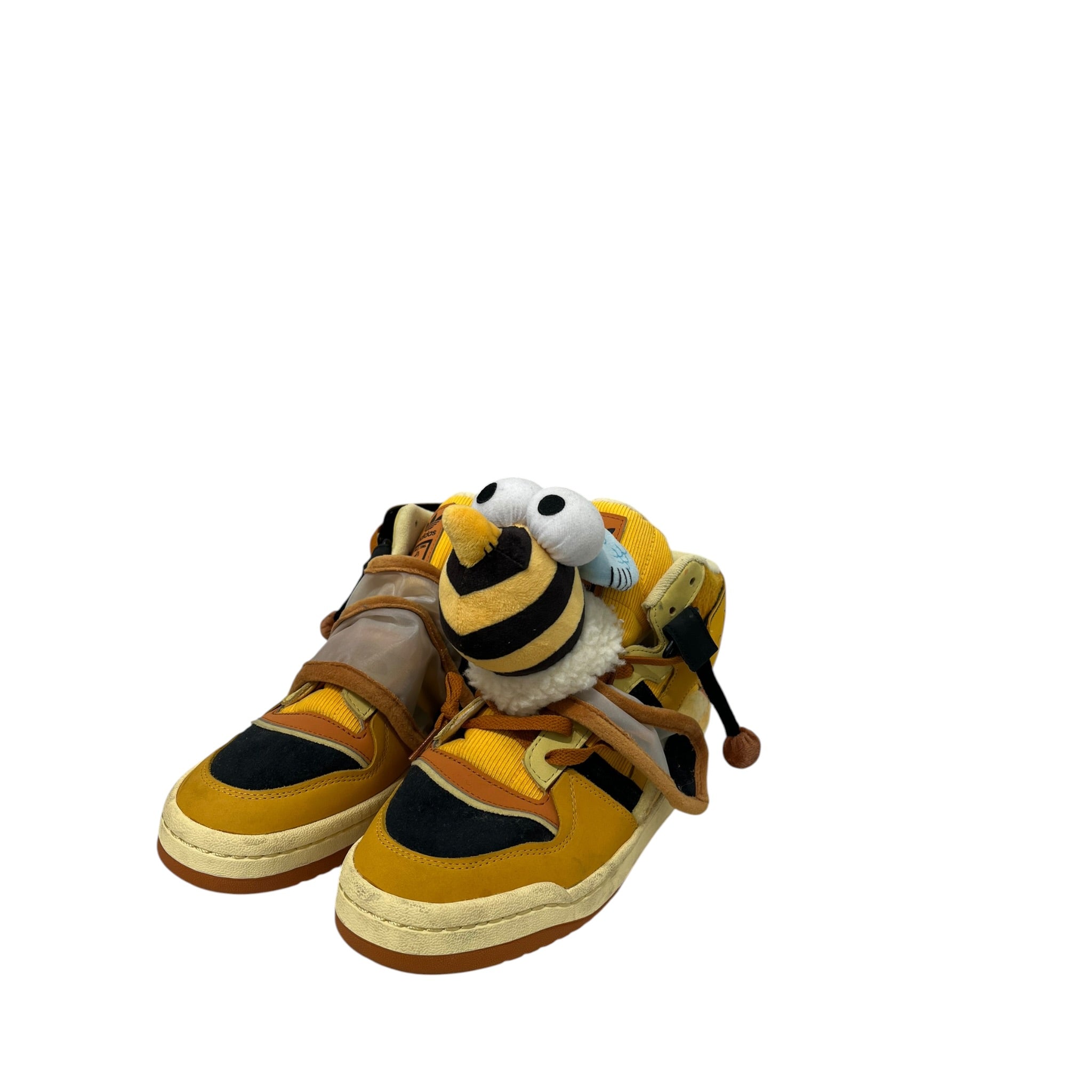 adidas/Hi-Sneakers/US 10/Animal Pattern/Suede/YEL/Adidas Bumblebee view 2