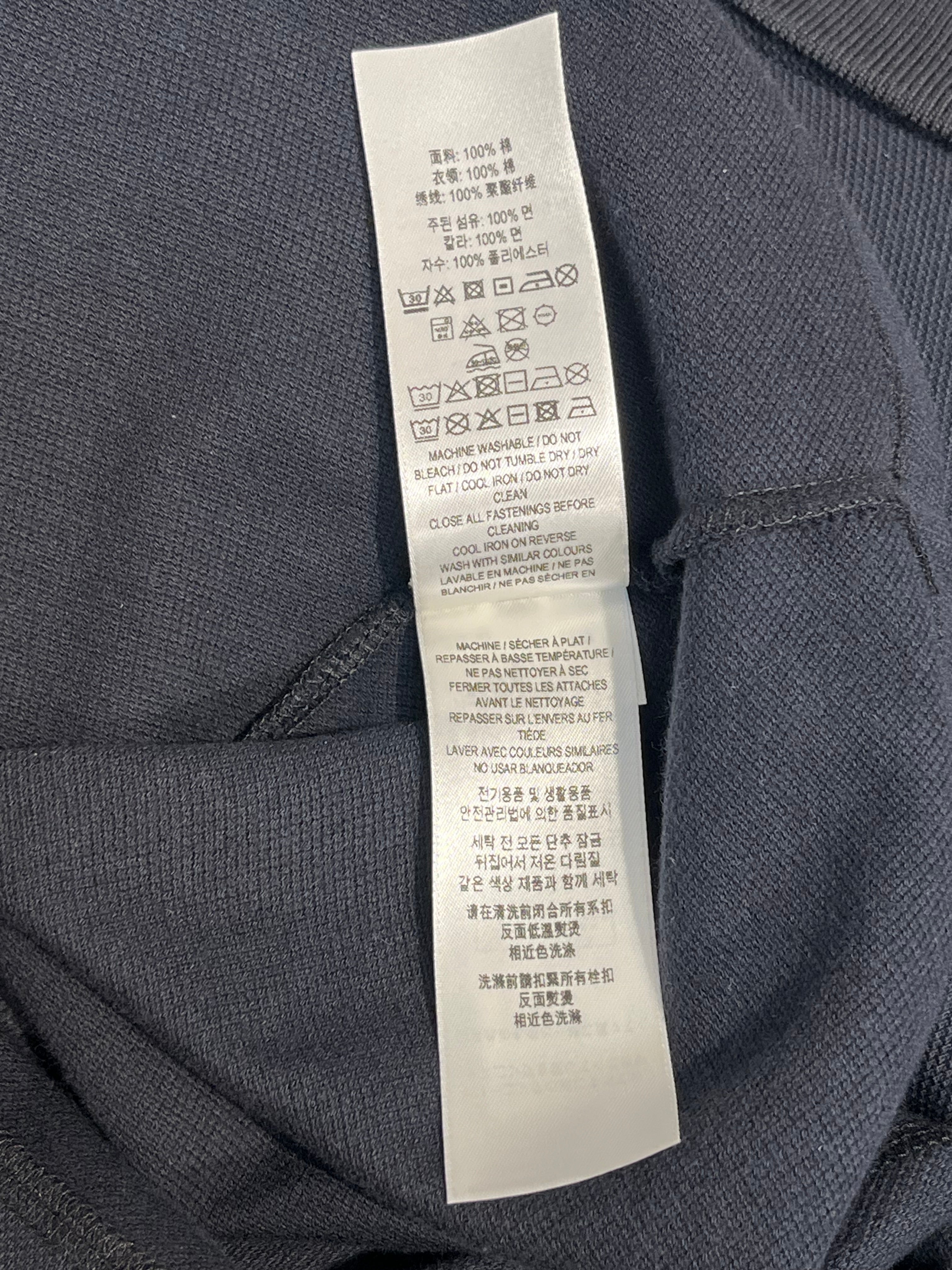 BURBERRY/Polo Shirt/XL/Cotton/BLK/BLUE LOGO CHEST view 5