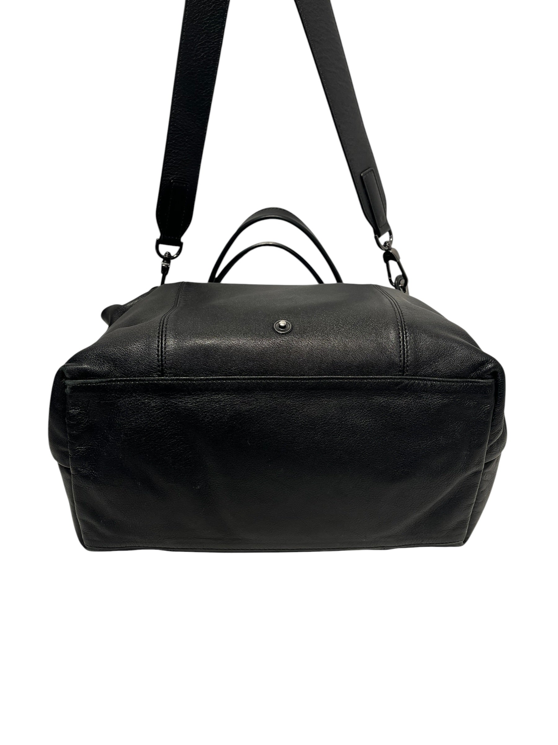 LONGCHAMP/Cross Body Bag/Leather/BLK/CALFSKIN view 5