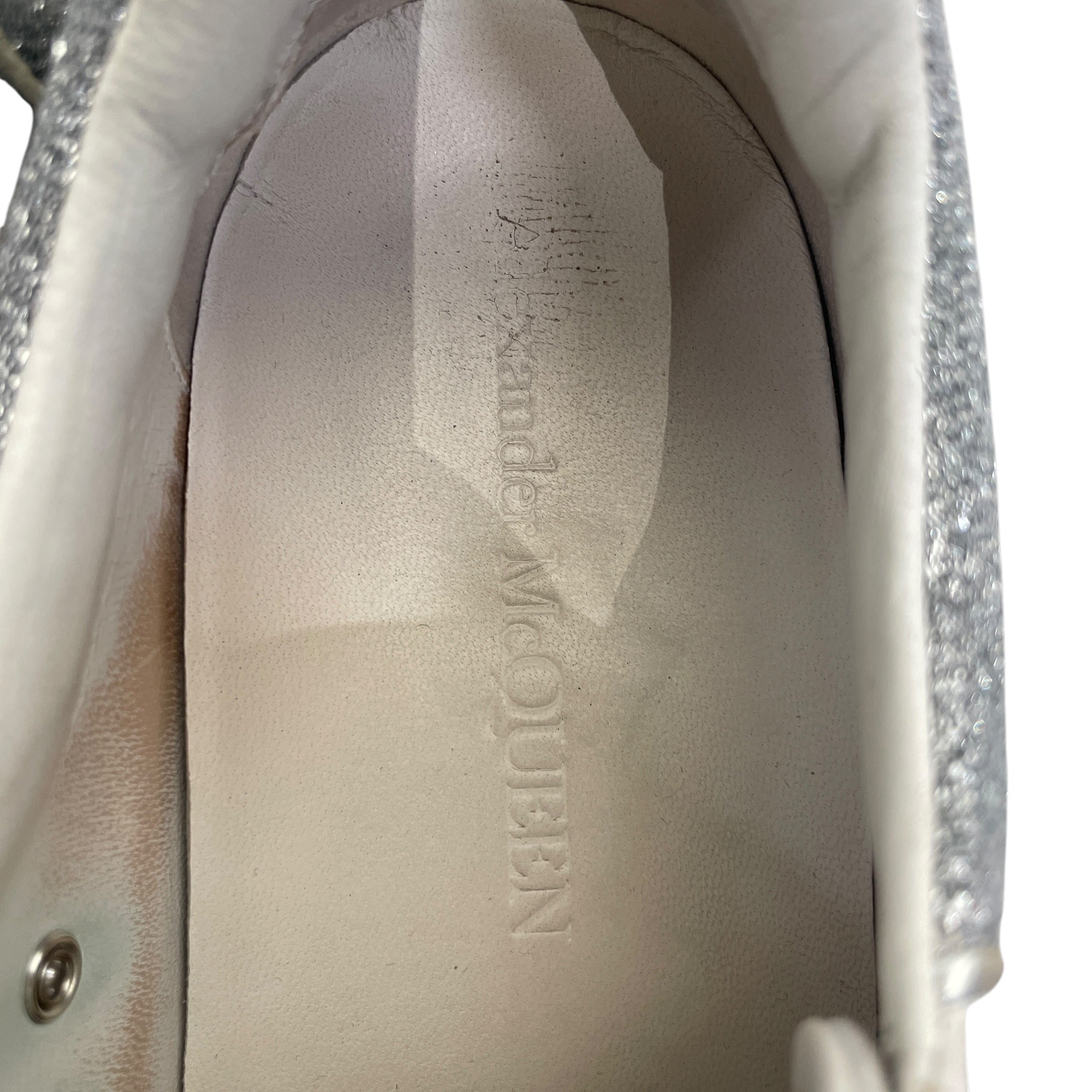 Alexander McQueen/Low-Sneakers/US 8.5/Leather/WHT/ view 3