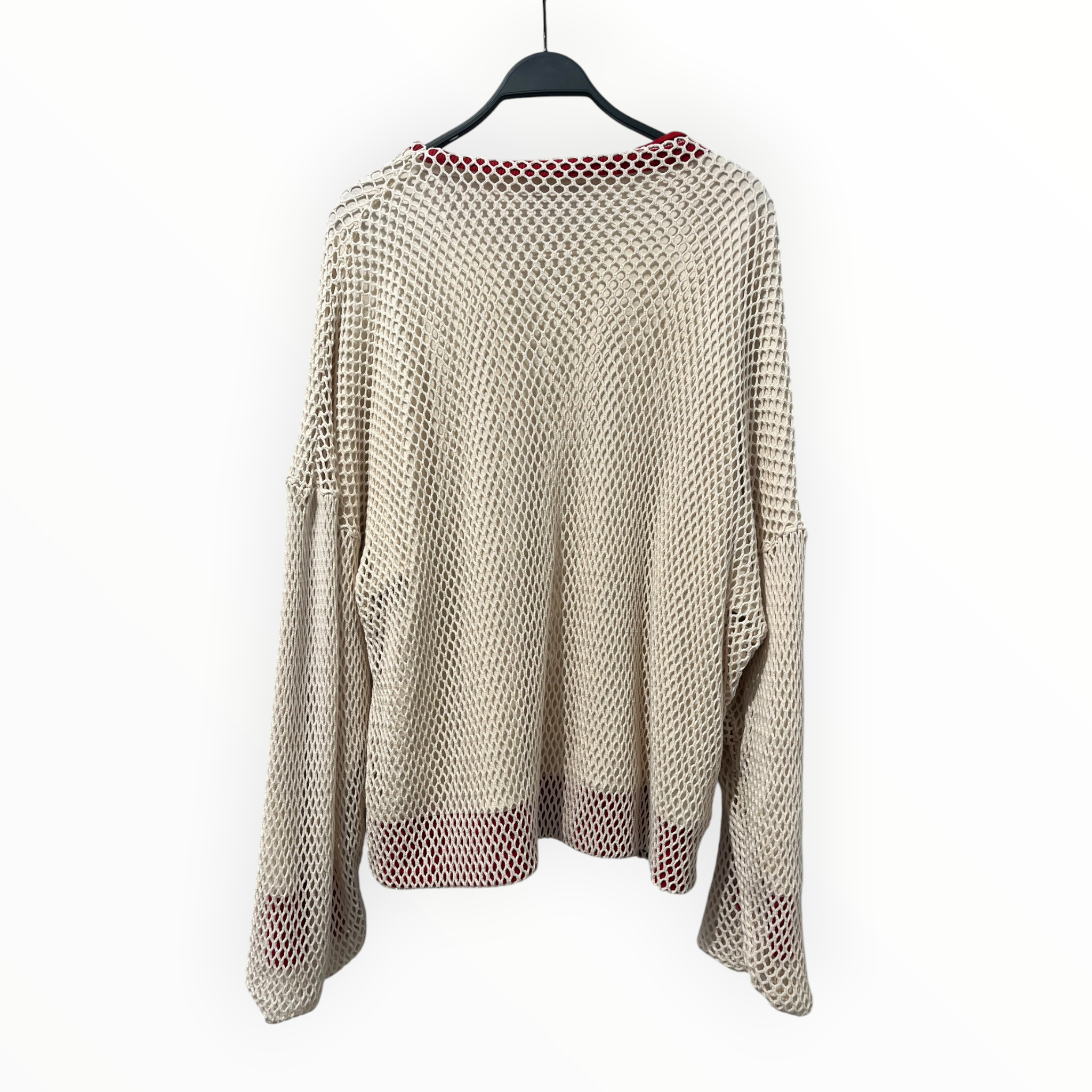 MIHARA YASUHIRO/Sweatshirt/50/Cotton/CRM/2023 NET COVERED SWEATSHIRT view 2