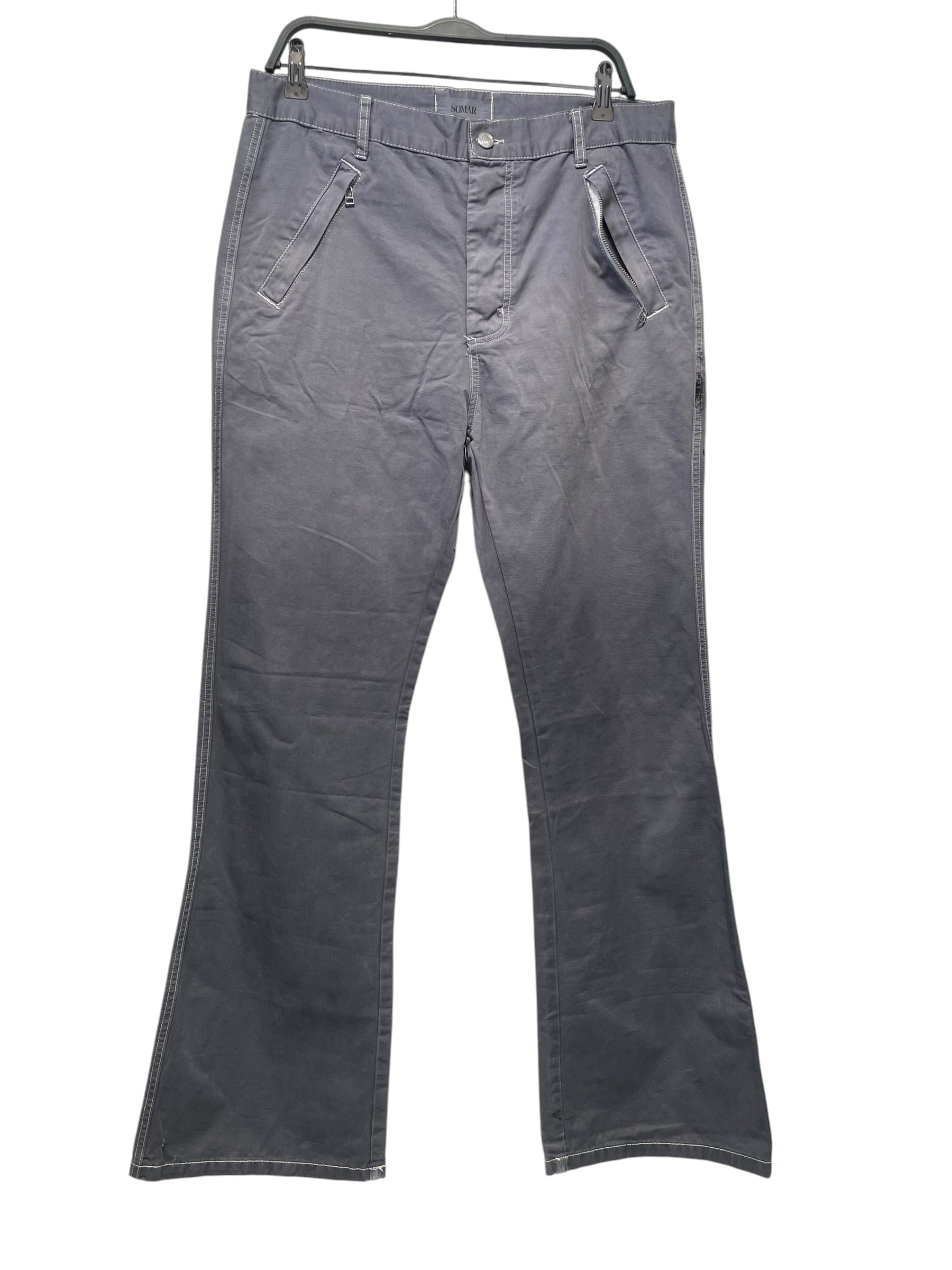 SOMAR/Pants/34/Cotton/IDG/G74 TASSEL TROUSERS view 1