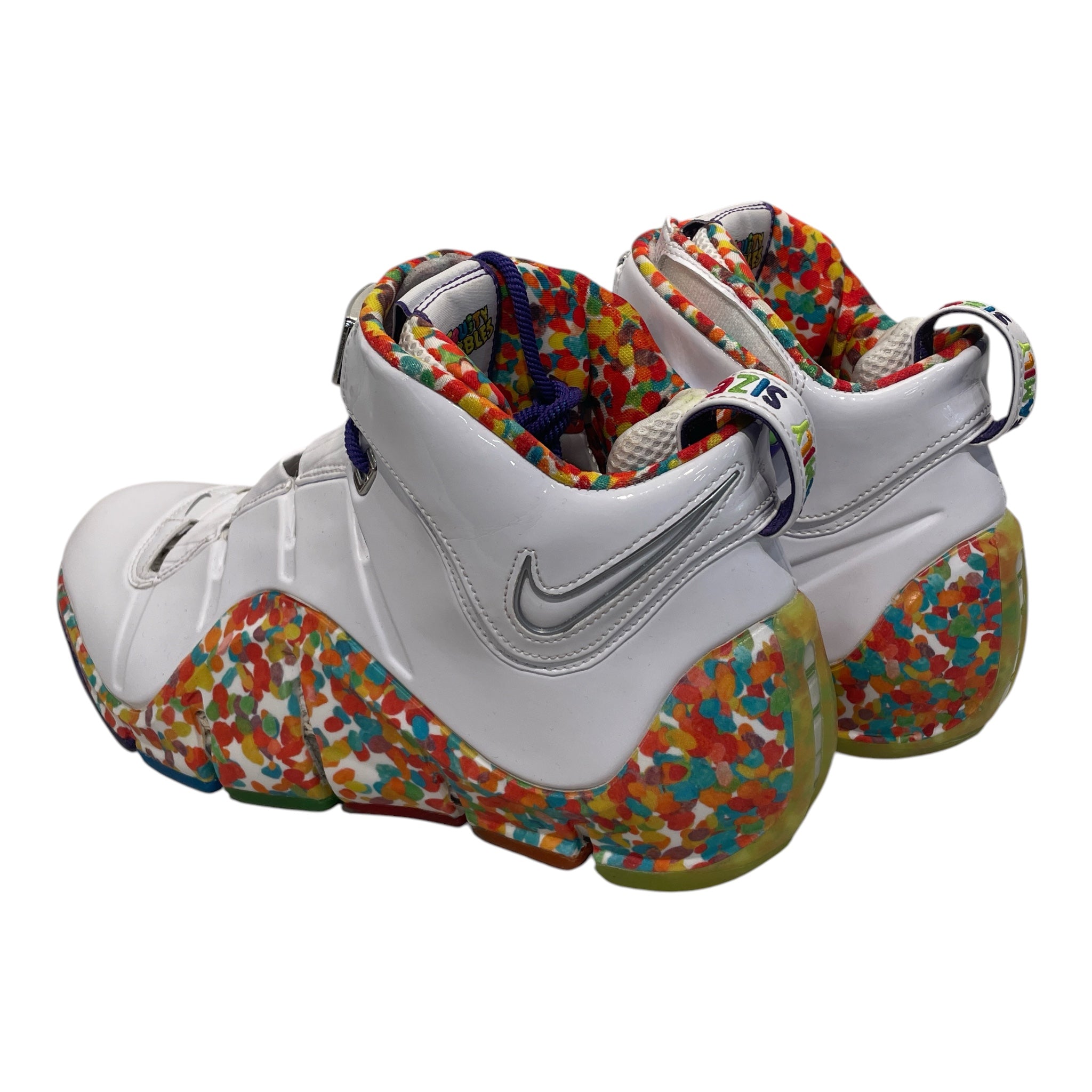 NIKE/Hi-Sneakers/US 11/Acrylic/WHT/LEBRON 4 FRUITY PEBBLES view 2