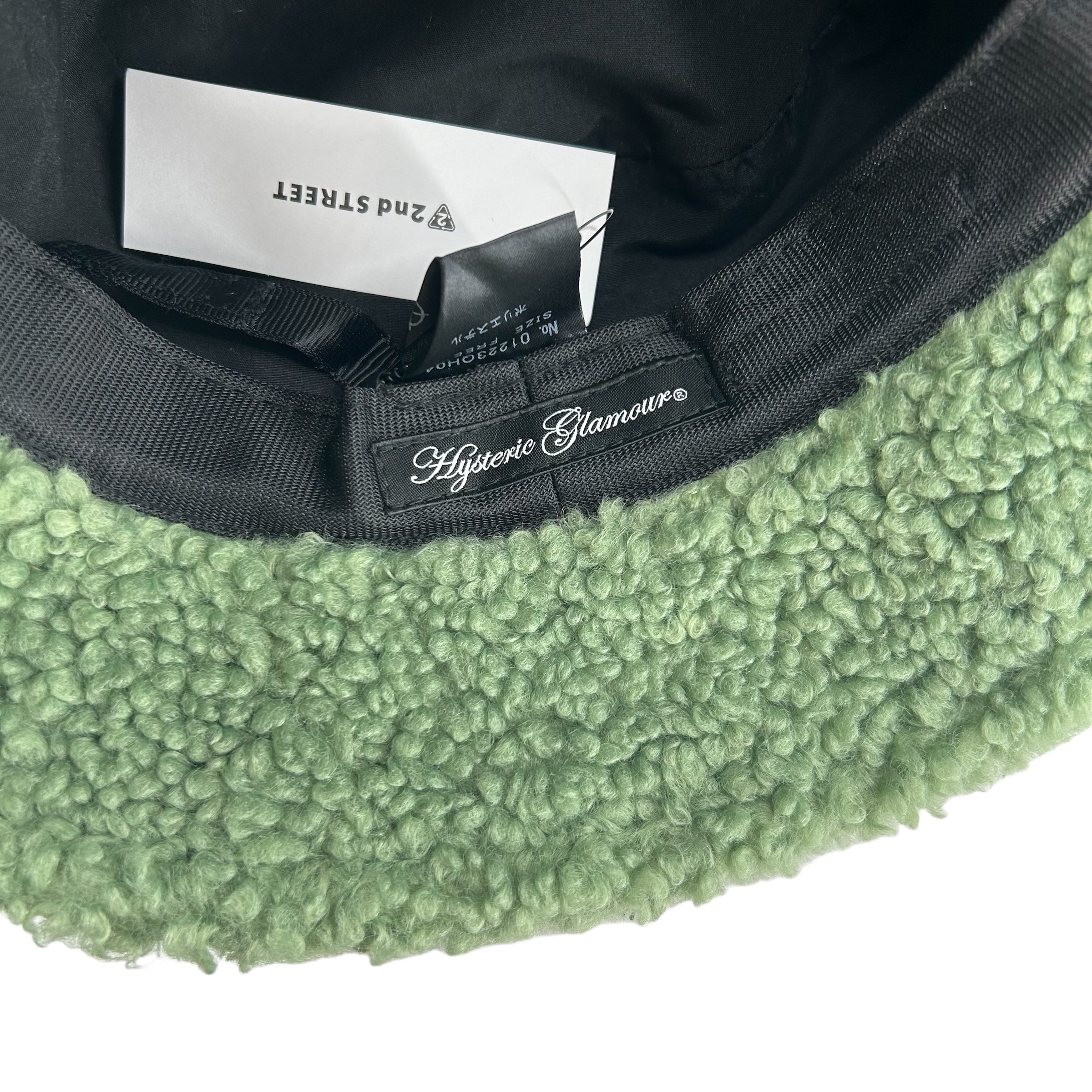HYSTERIC GLAMOUR/BucketHat/FREE/Green/Polyester view 3