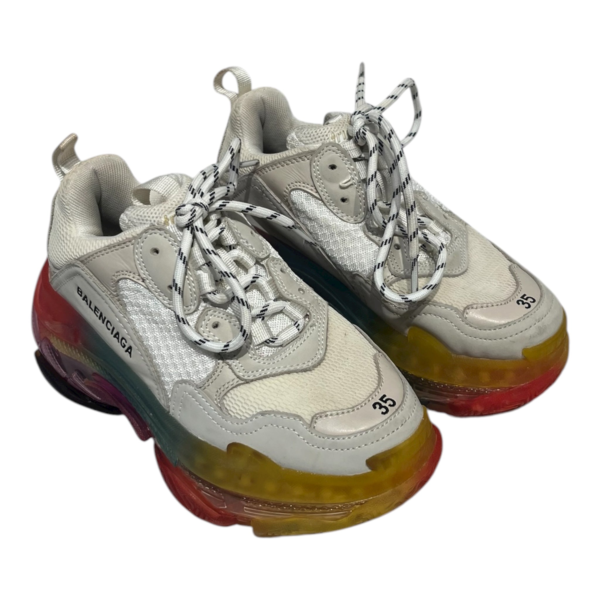 BALENCIAGA/Low-Sneakers/EU 35/CRM/TRIPLE S WOMEN view 1