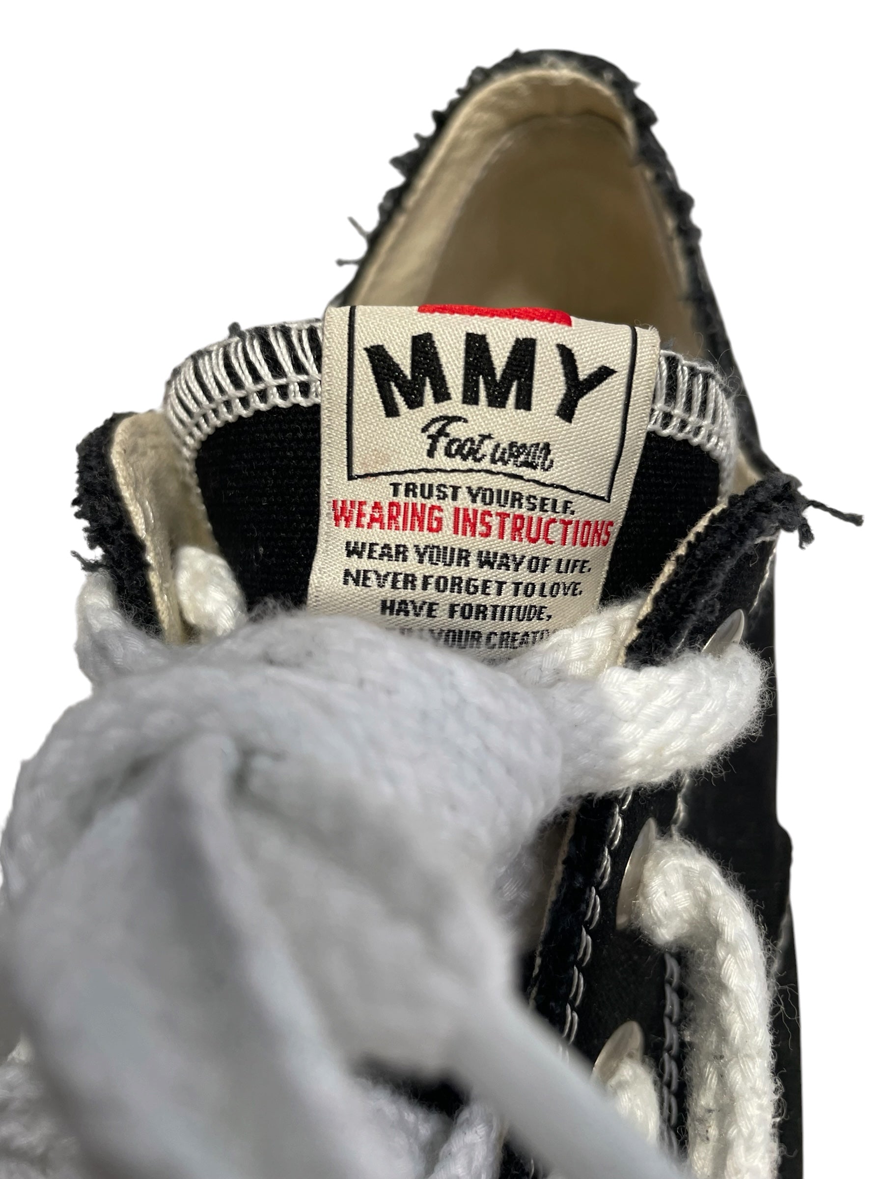 MIHARA YASUHIRO/Low-Sneakers/EU 44/Cotton/BLK/BLAKE/MELTED CONVERSE view 3
