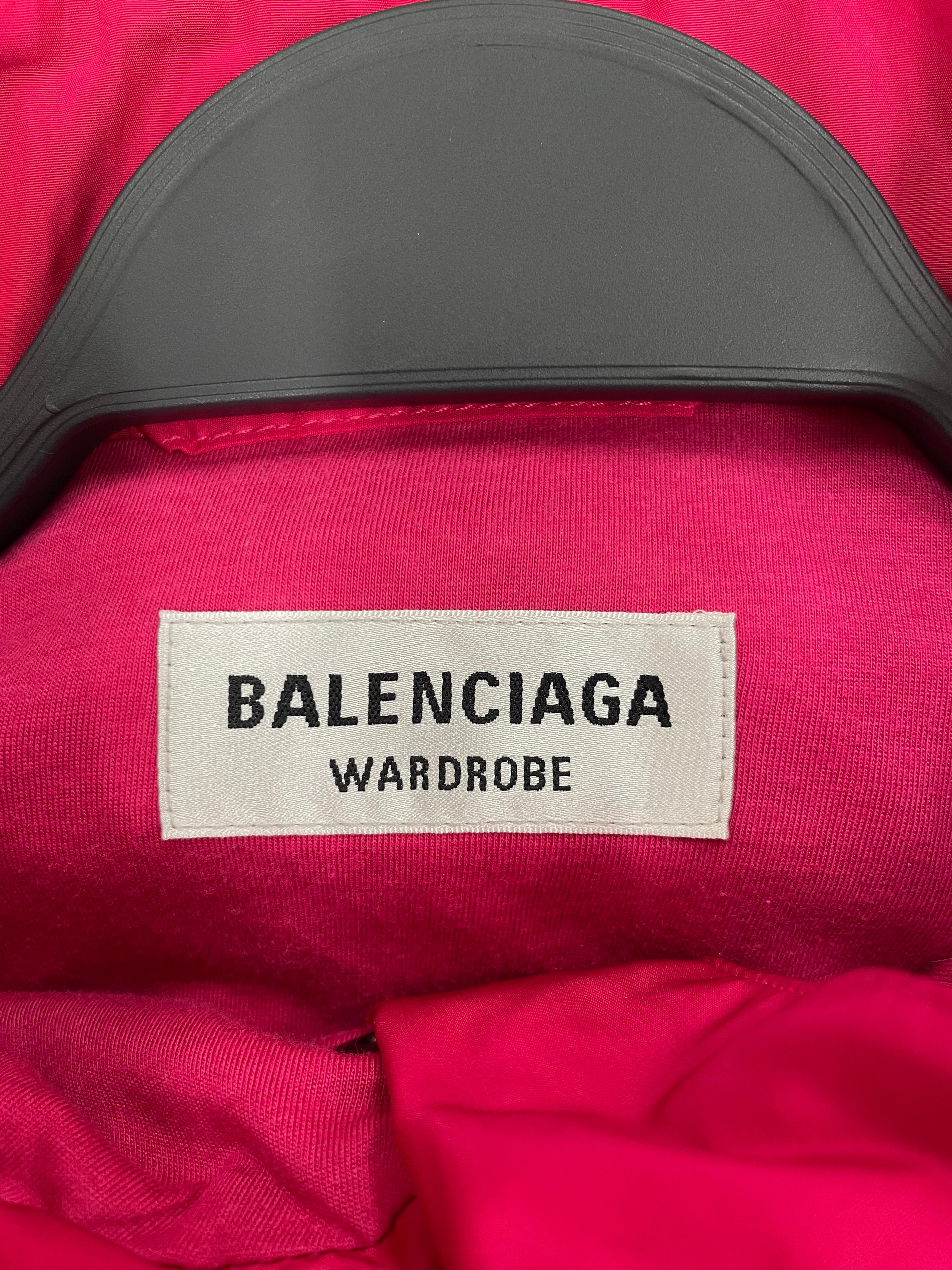 BALENCIAGA/Windbreaker/34/Nylon/PNK/3B LOGO COACH JCKT view 3