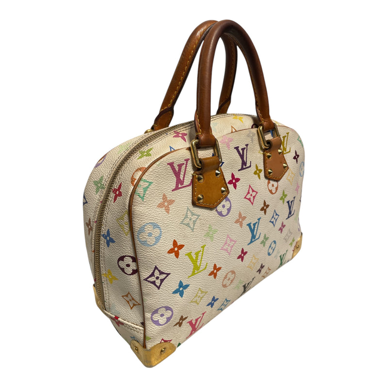 LOUIS VUITTON/Hand Bag/Monogram/Leather/WHT/Trouville Multicolore