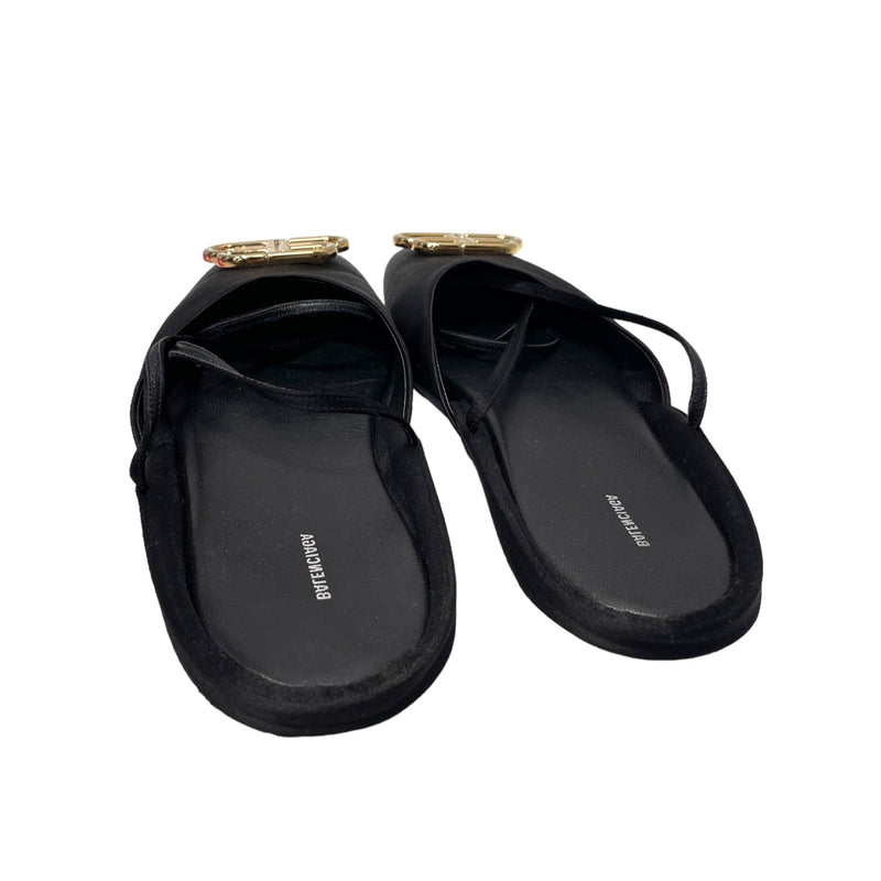 BALENCIAGA/Sandals/EU 40.5/Silk/BLK/