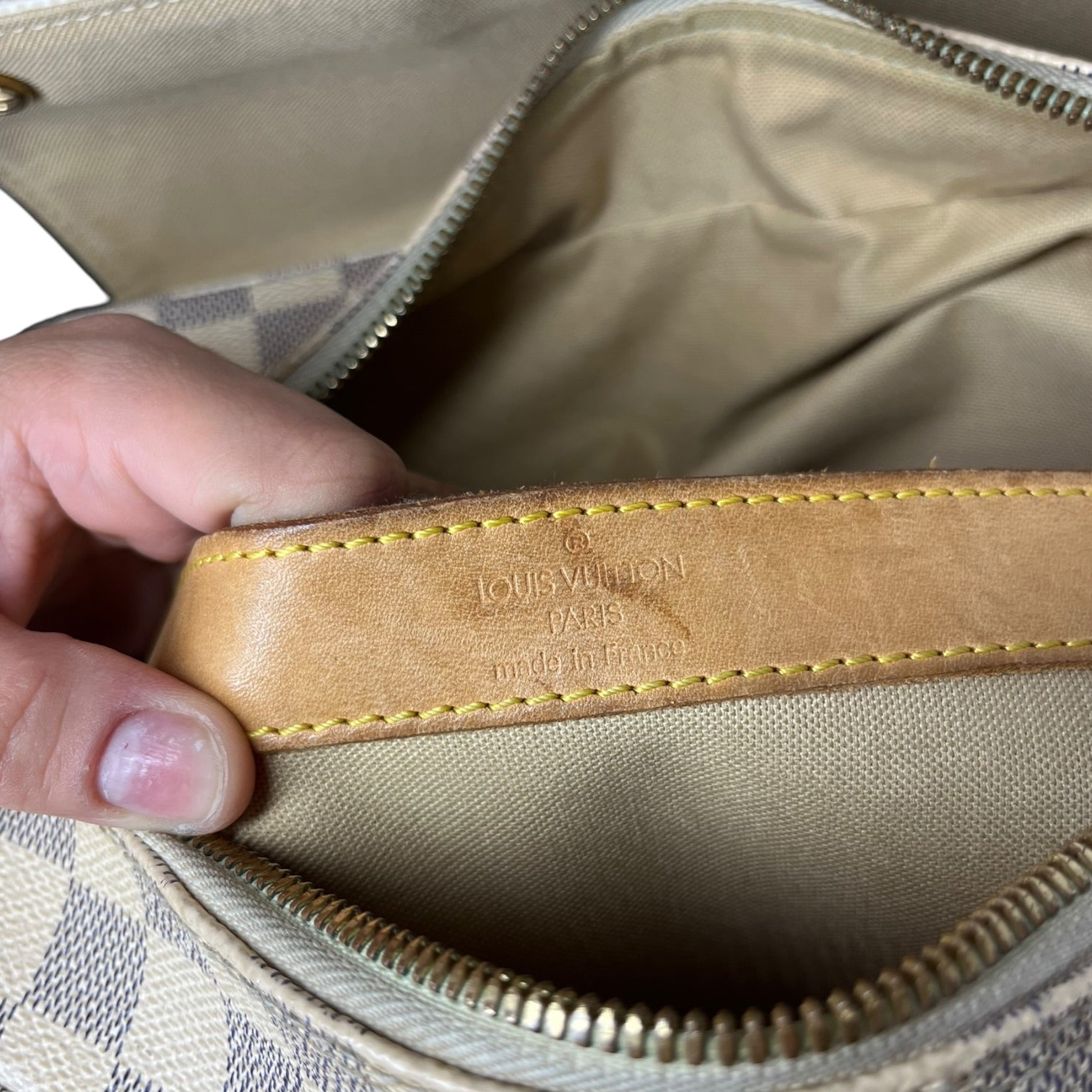 LOUIS VUITTON/Cross Body Bag/Monogram/Leather/CRM/Azur Naviglio view 4