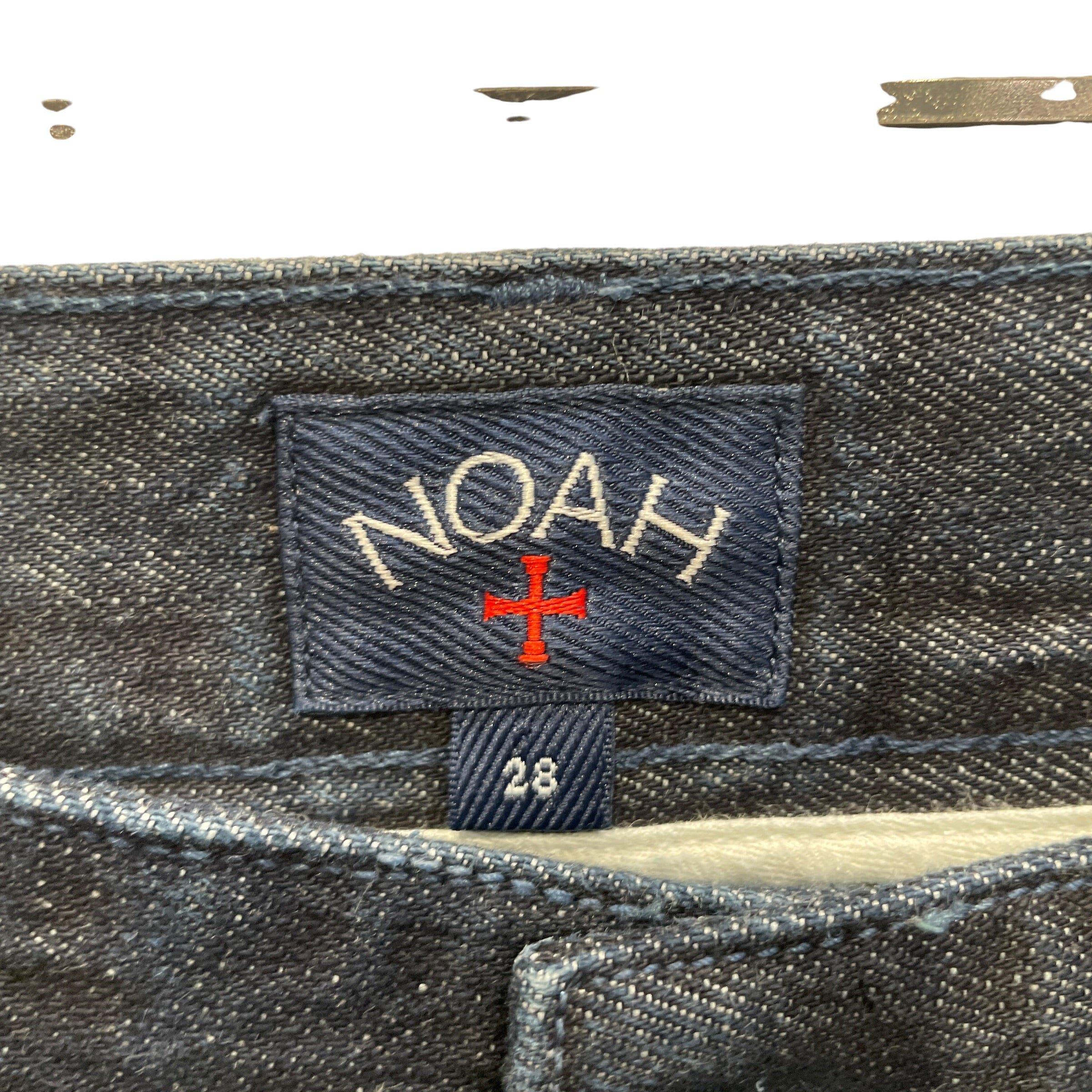 NOAH/Pants/28/Denim/NVY/PLEATED DARK WASH DENIM view 3