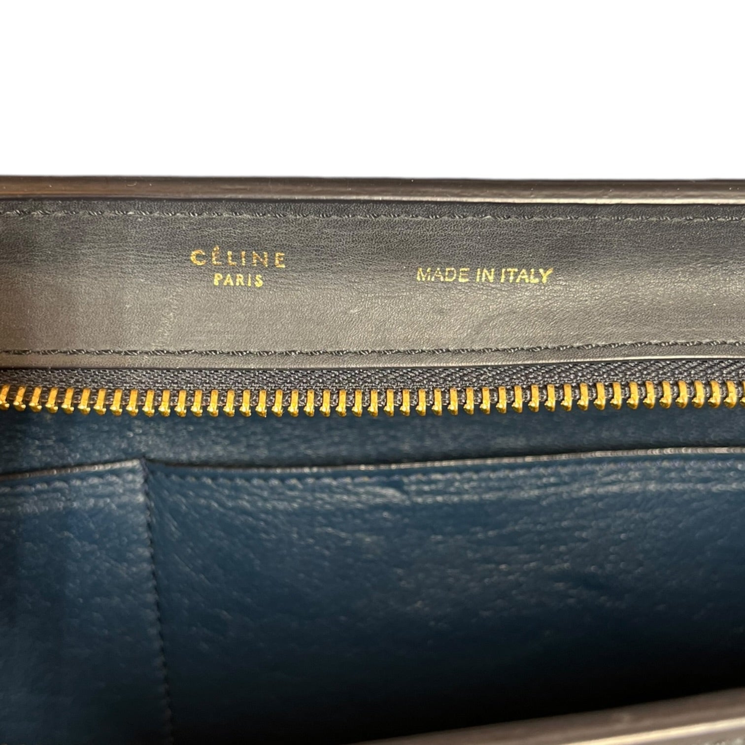 CELINE/Hand Bag/Leather/NVY/Trapeze Handbag Blue/Navy view 7