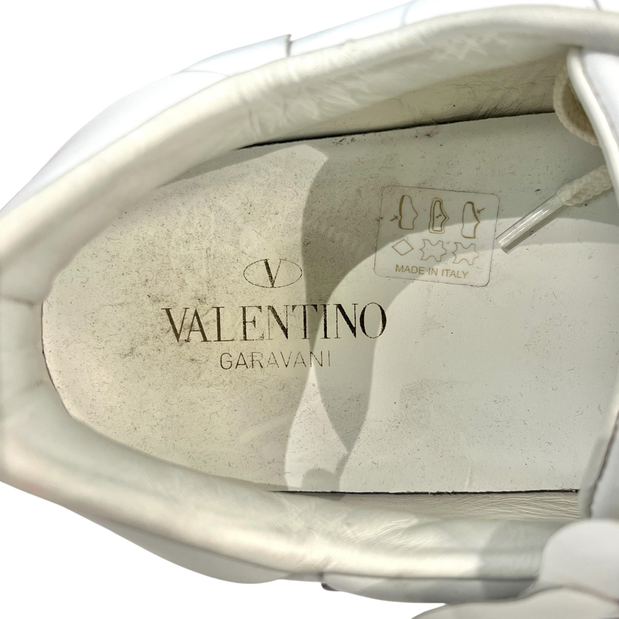 VALENTINO GARAVANI/Low-Sneakers/EU 45/Leather/WHT/ view 3