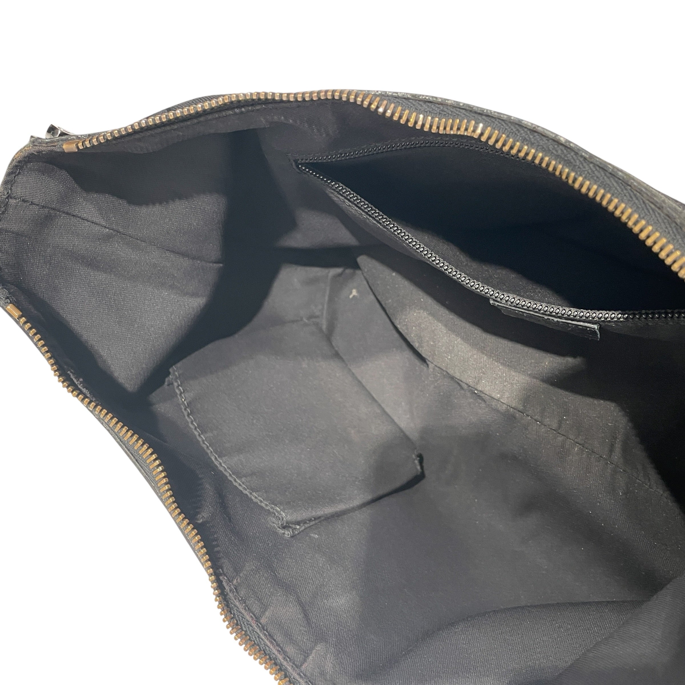 GUCCI/Hand Bag/Monogram/Cotton/BLK/MONOGRAM HOBO WEB view 6
