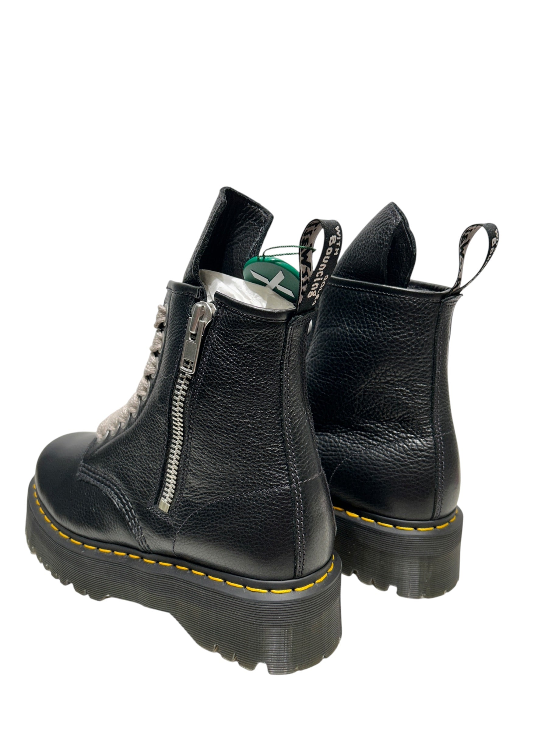 Rick Owens/Dr.Martens/Boots/US 10.5/Leather/BLK/1460 QUAD SOLE view 2