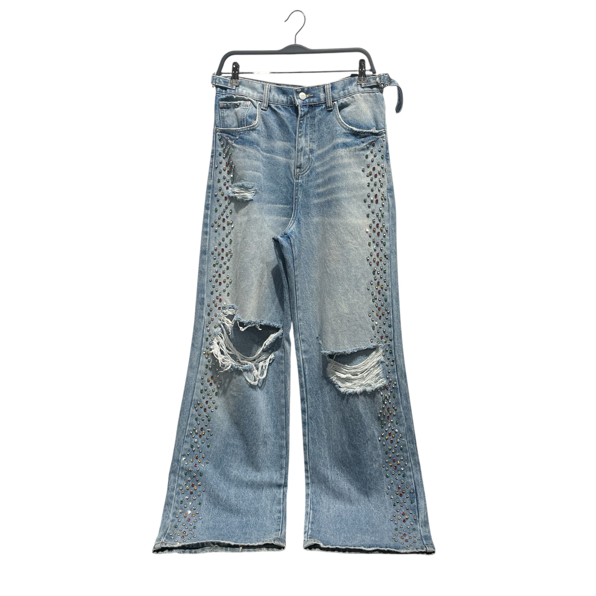 HMDD(Happy Memories Don't Die)/Pants/S/Cotton/BLU/crystal view 1