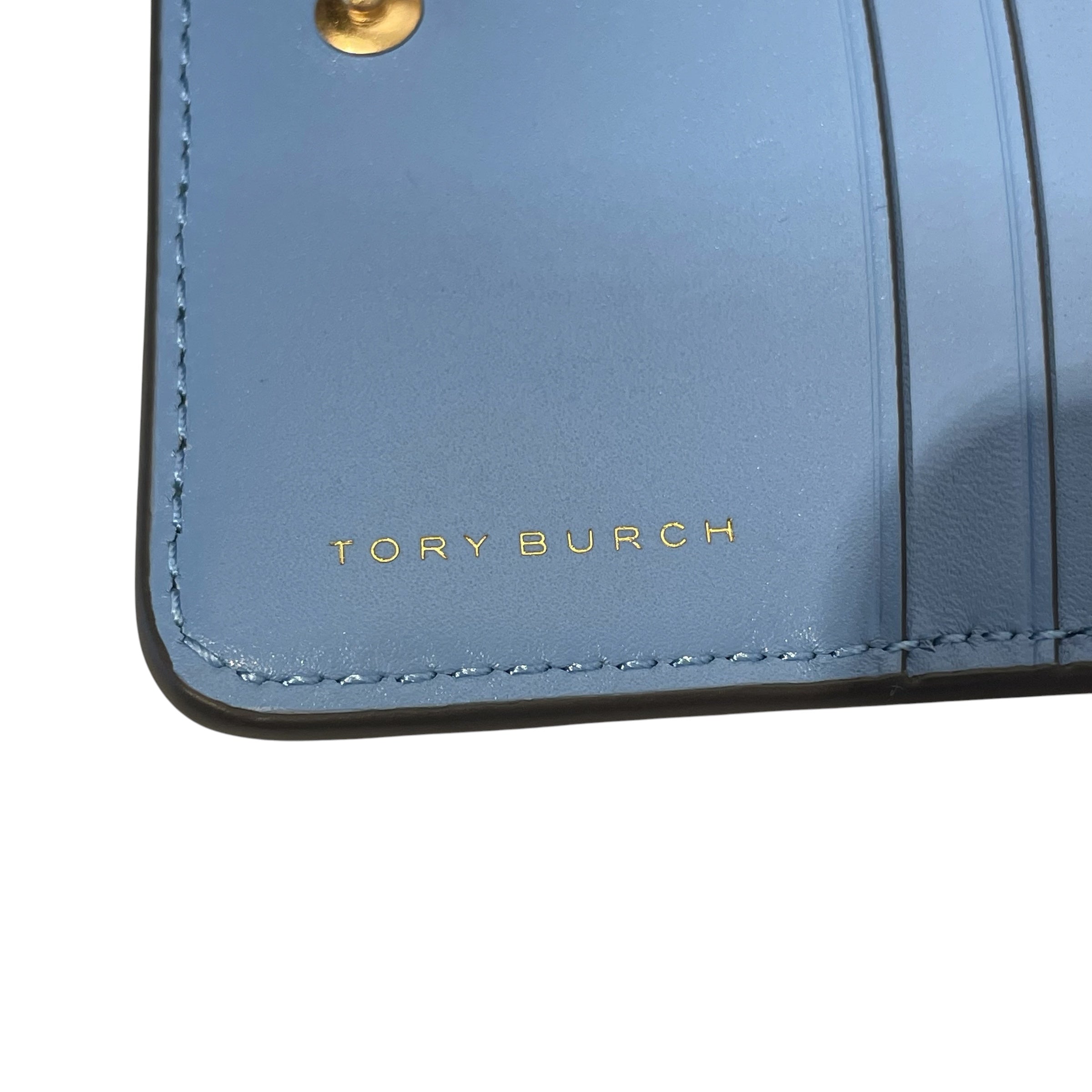 TORY BURCH/Bifold Wallet/All Over Print/Leather/BLU/L's/ view 4