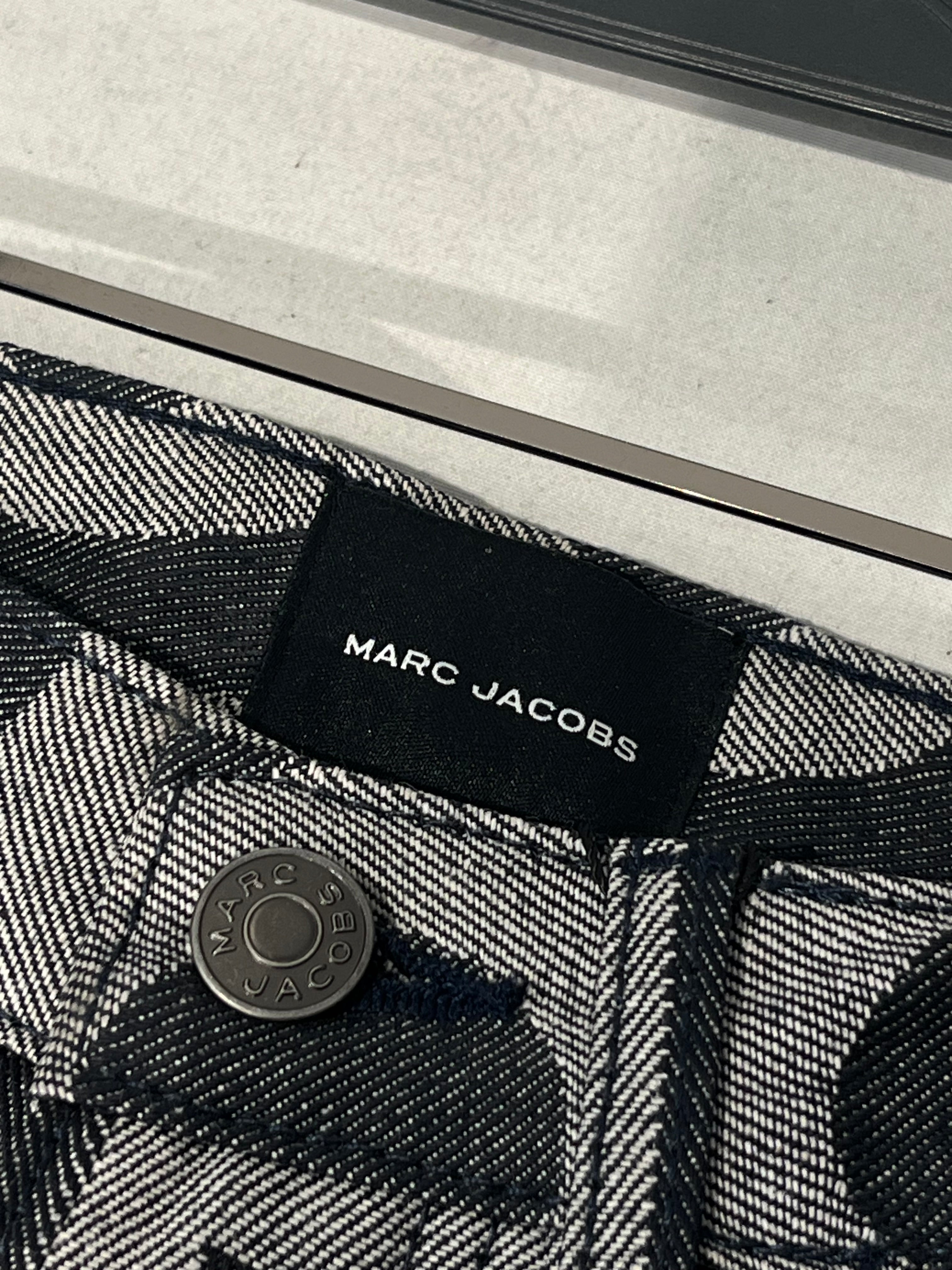 MARC JACOBS/Straight Pants/24/Denim/IDG/Button Fly/Monogram/marc jacobs monogram denim view 3
