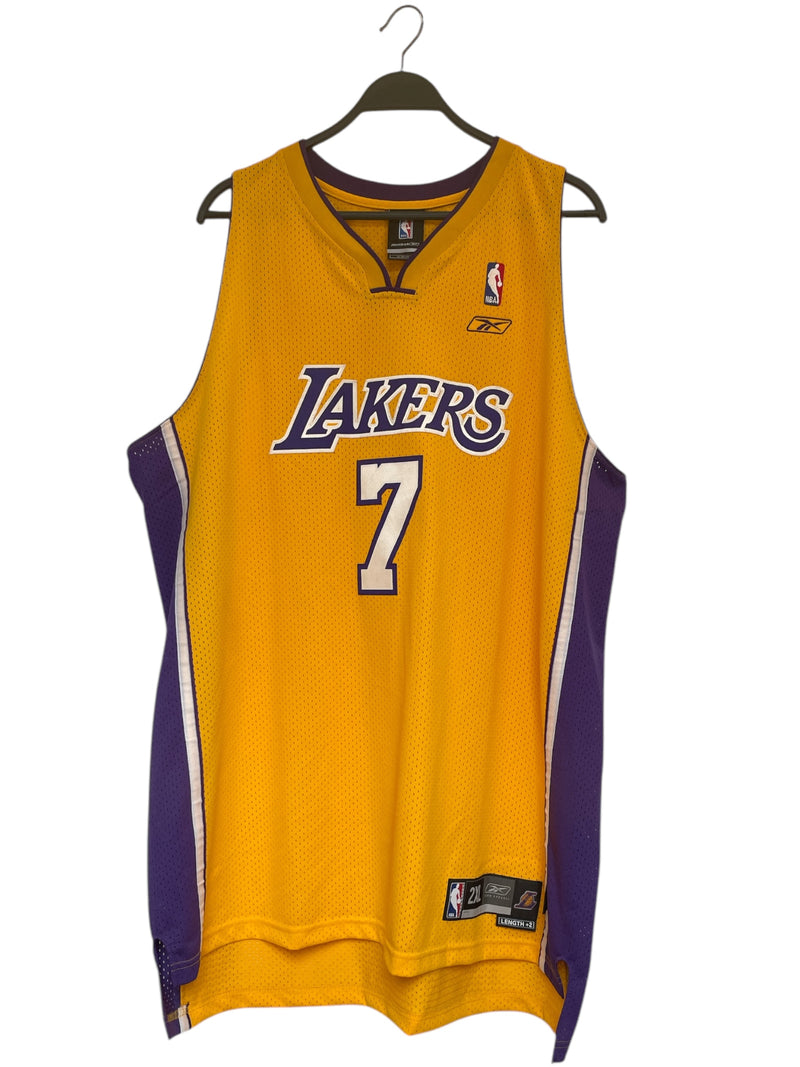 NBA/Tank Top/XXL/Polyester/YEL/Graphic/LAKERS JERSEY/RN
