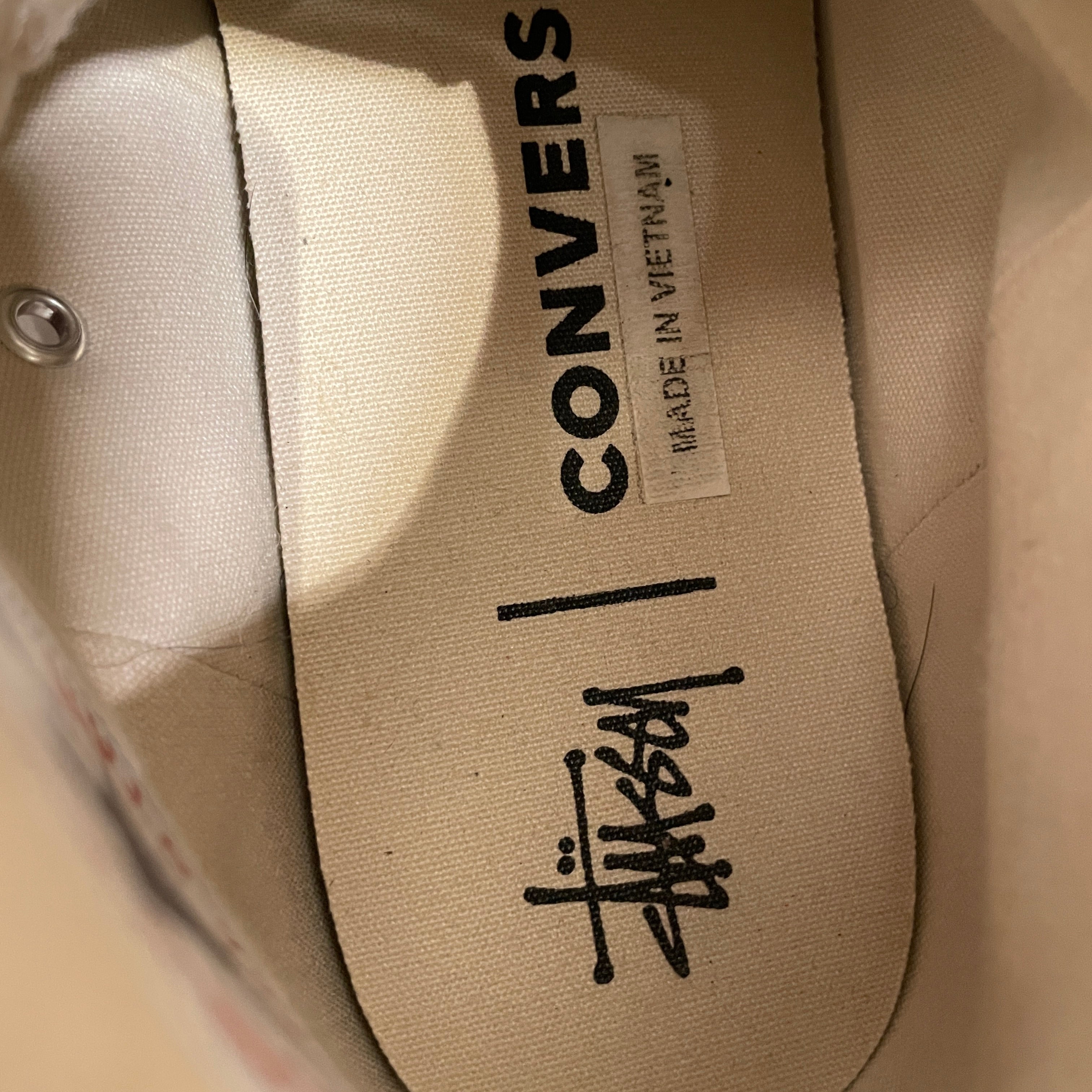 CONVERSE/STUSSY/Hi-Sneakers/US 11.5/Animal Pattern/Cotton/GRN/SNAKE PATTERN A11674C view 6