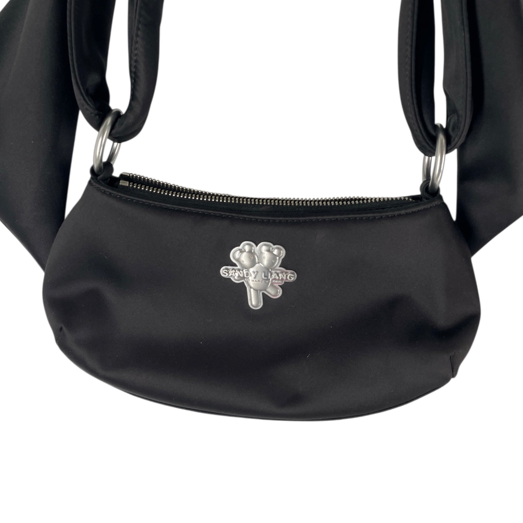 Sandy Liang/MARC JACOBS/Hand Bag/Silk/BLK/BOW STRAP view 3