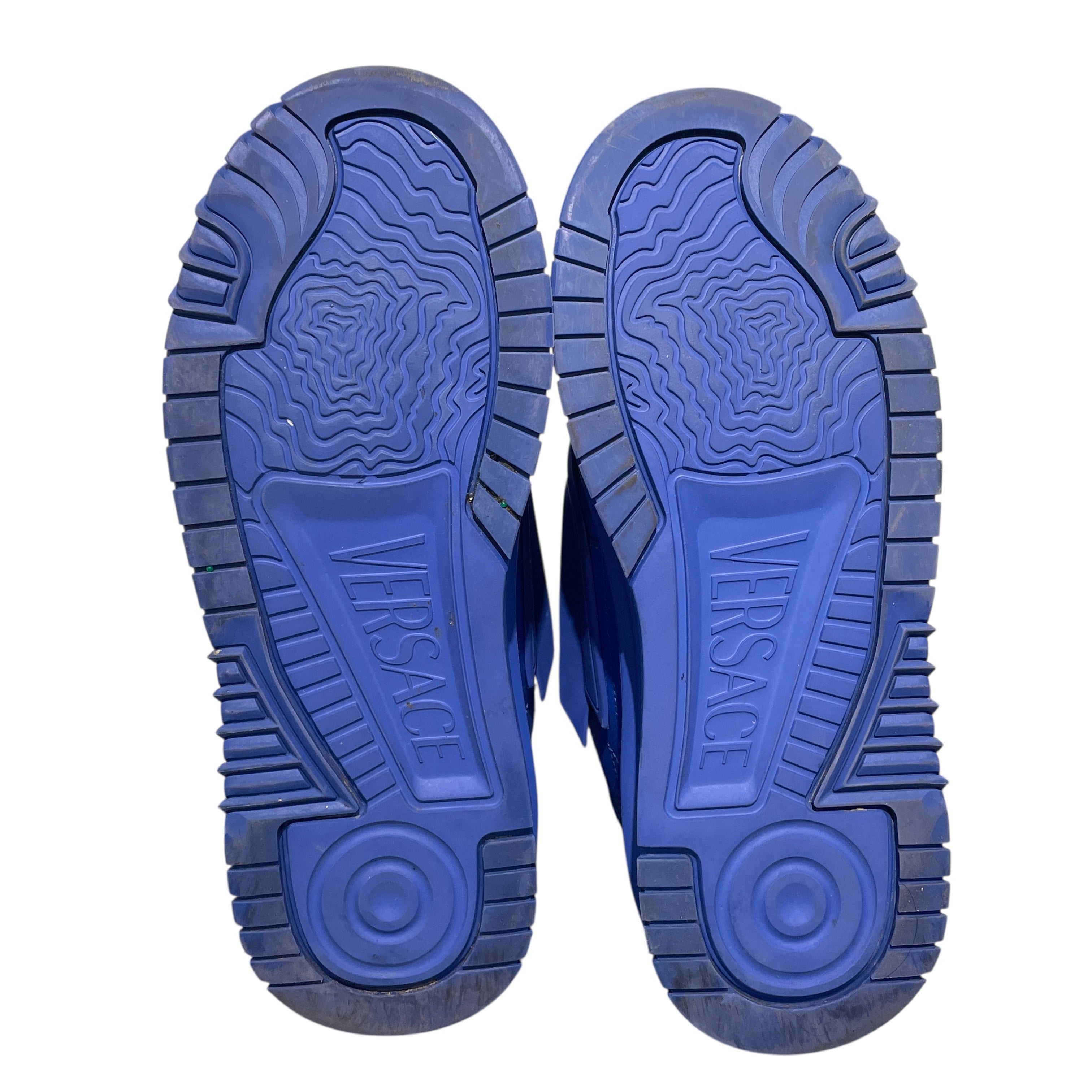 VERSACE/Low-Sneakers/EU 44/Leather/BLU/ view 6
