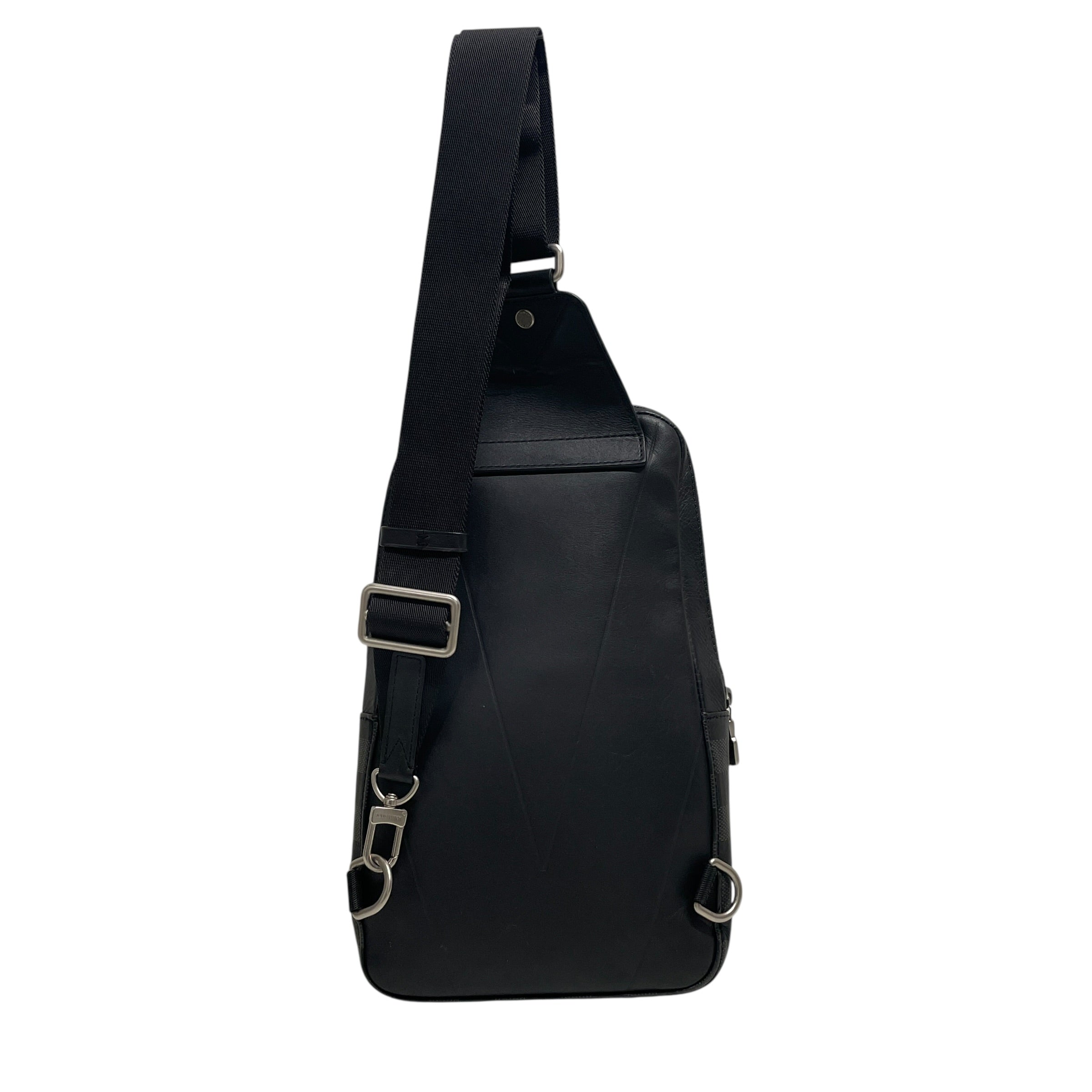 LOUIS VUITTON/Bag/Leather/BLK/CHECKERED BACKPACK view 2