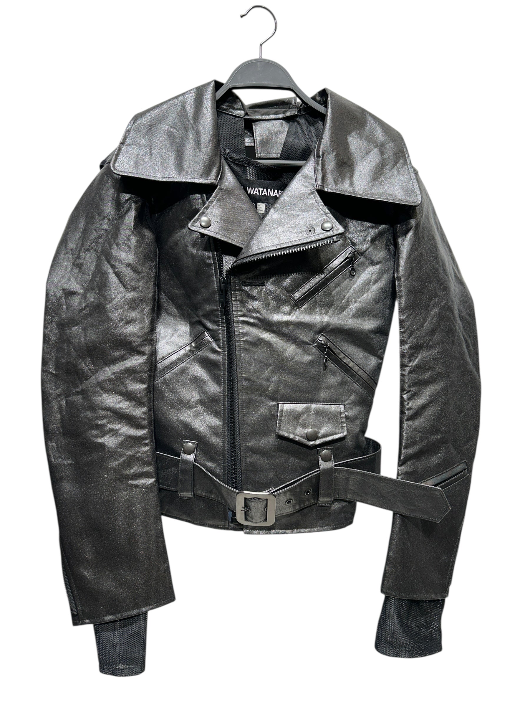 JUNYA WATANABE COMME des GARCONS/Riders Jkt (S)/S/Polyester/BLK/ view 1