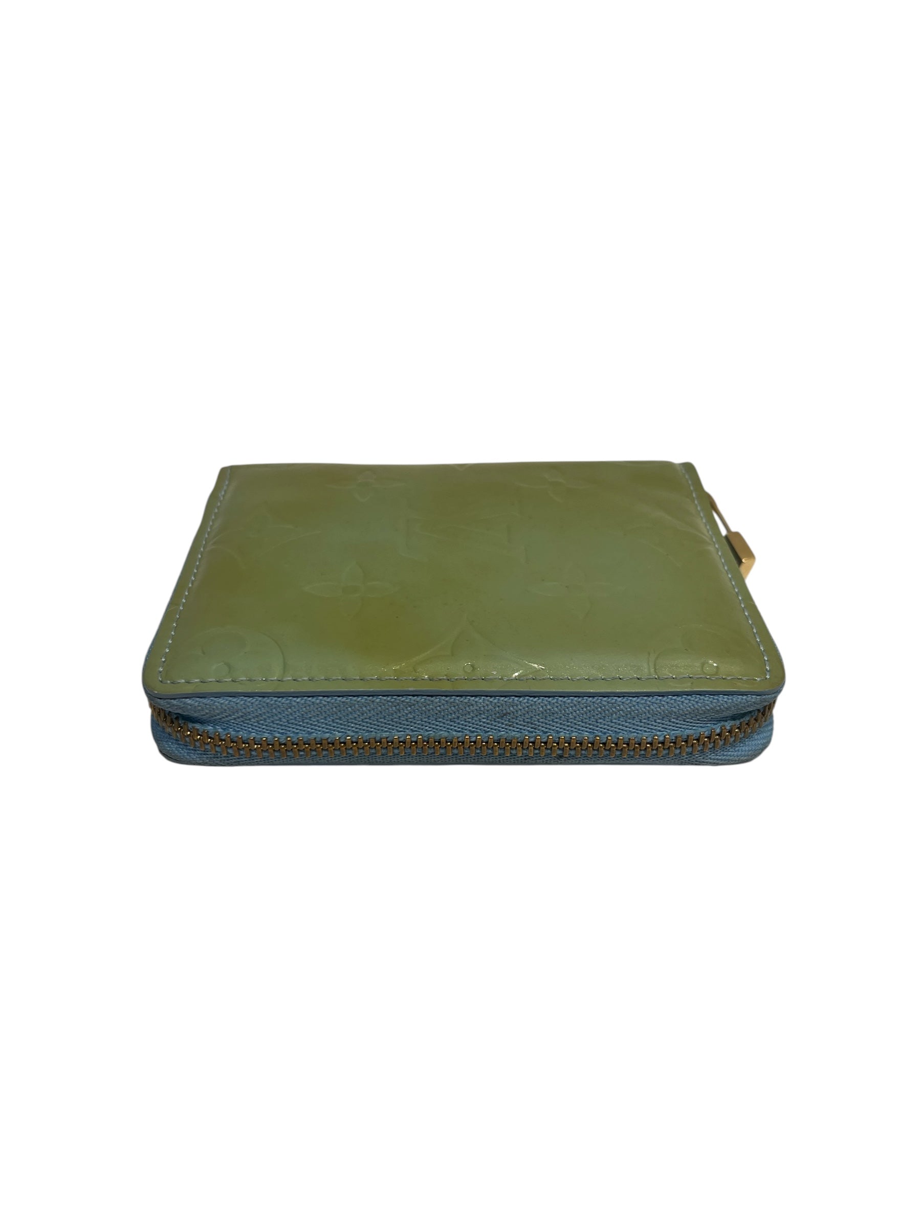 LOUIS VUITTON/Bifold Wallet/Monogram/GRN/ZIPPY PATENT VERNIS view 3