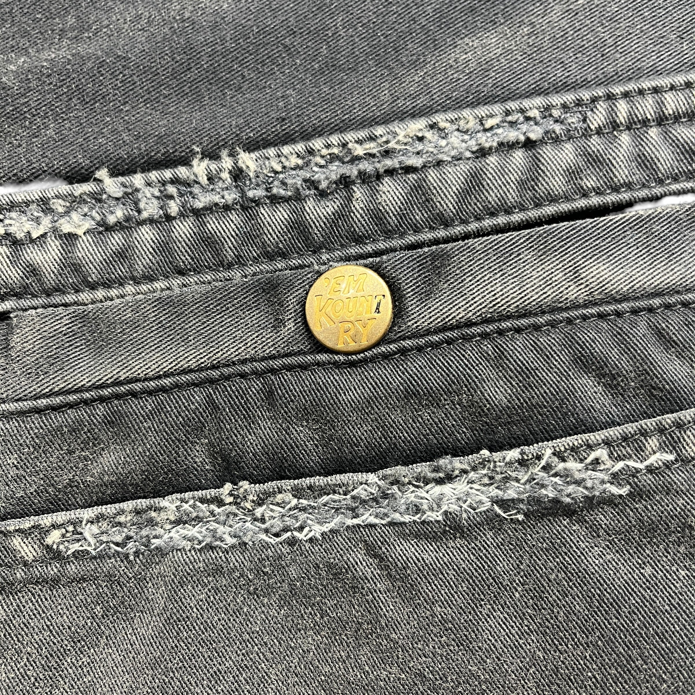 KAPITAL/Pants/2/Denim/BLK/Katsuragi Port Baggy view 4