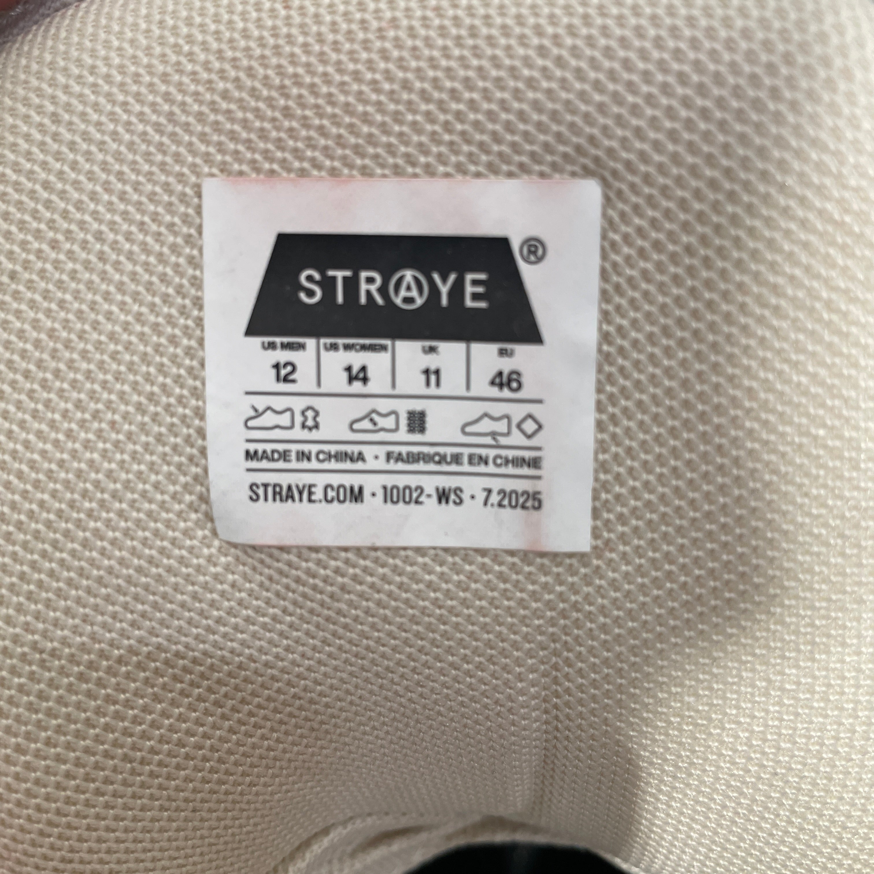 STRAYE/Hi-Sneakers/US 12/Cotton/WHT/SKTP.01 Hi-Top Cream view 3