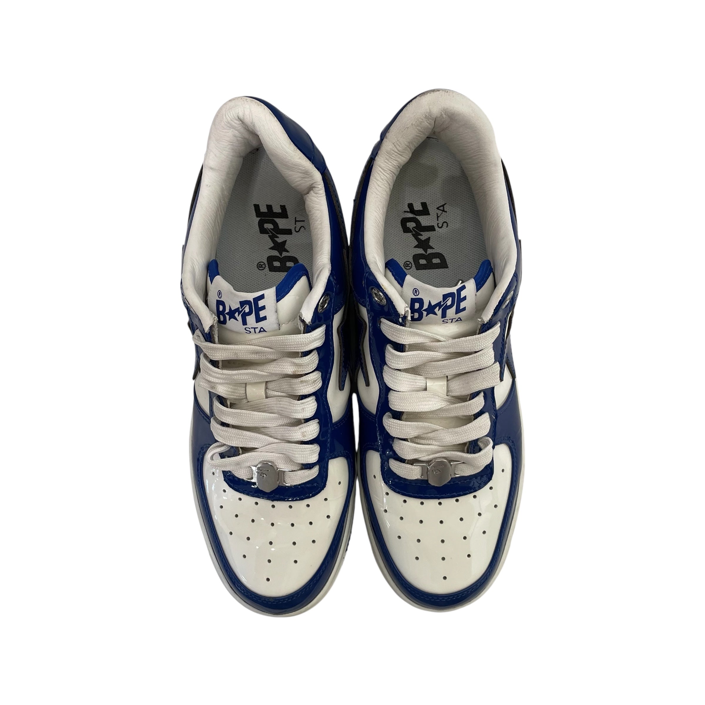 BAPE STA!/Low-Sneakers/US 8/BLU/Patent Leather #5 view 5