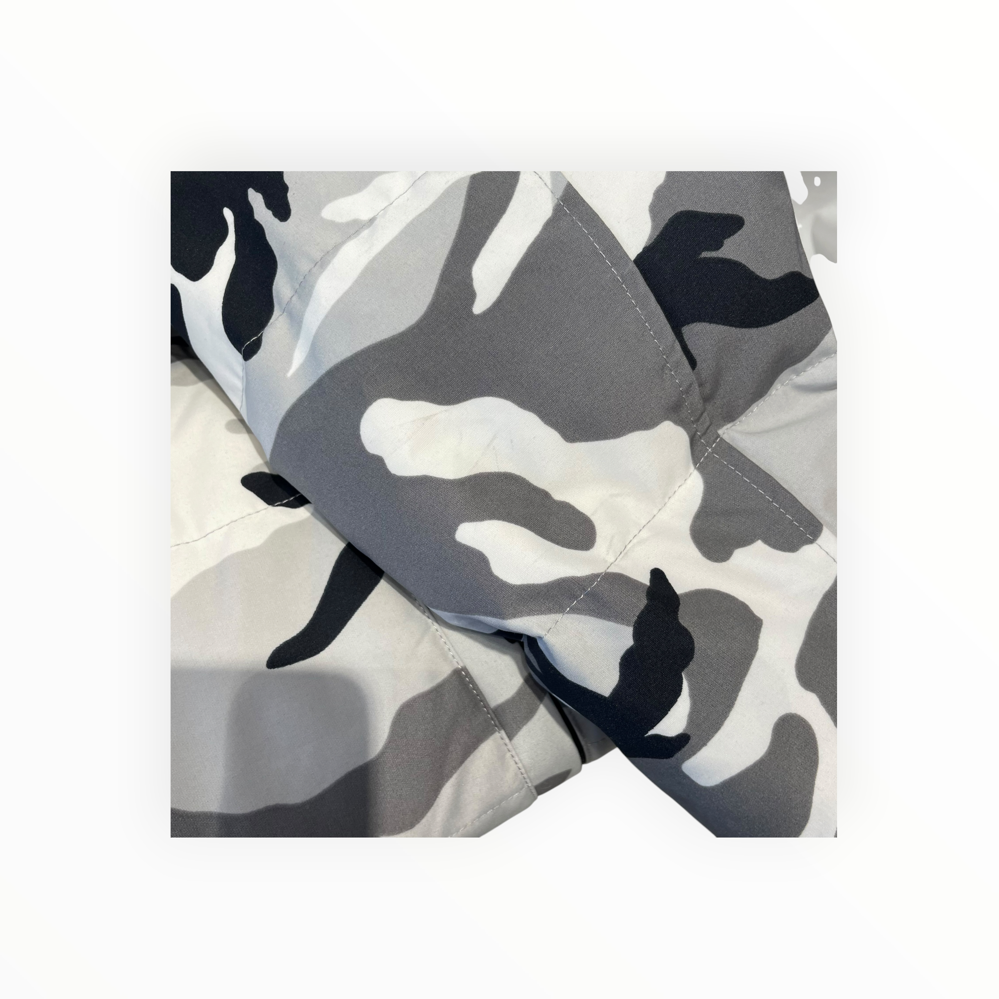 CANADA GOOSE/Puffer Jkt/XL/Nylon/WHT/Camouflage/WOOLFORD DOWN JACKET view 5