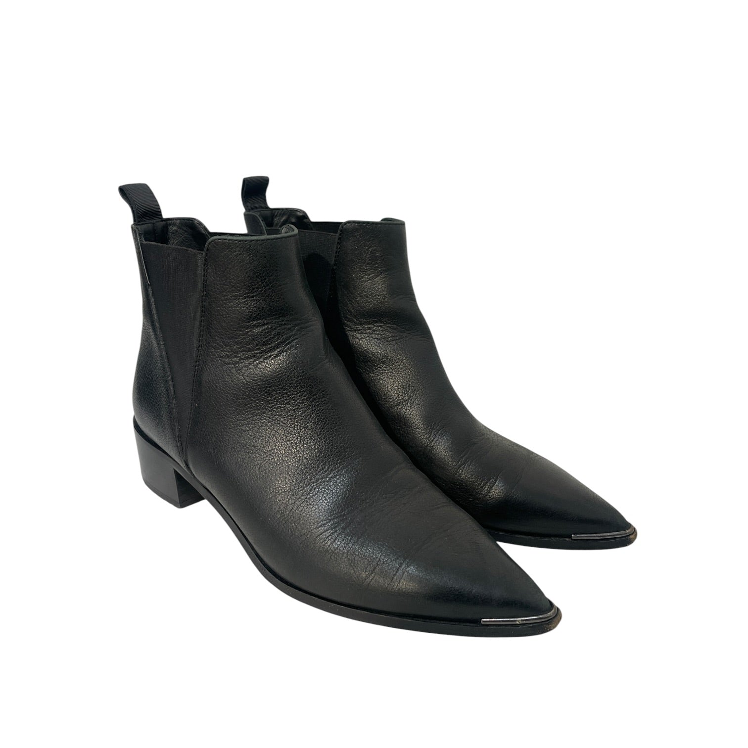 Acne Studios/Chelsea Boots/EU 39/Leather/BLK/pointed toe view 1