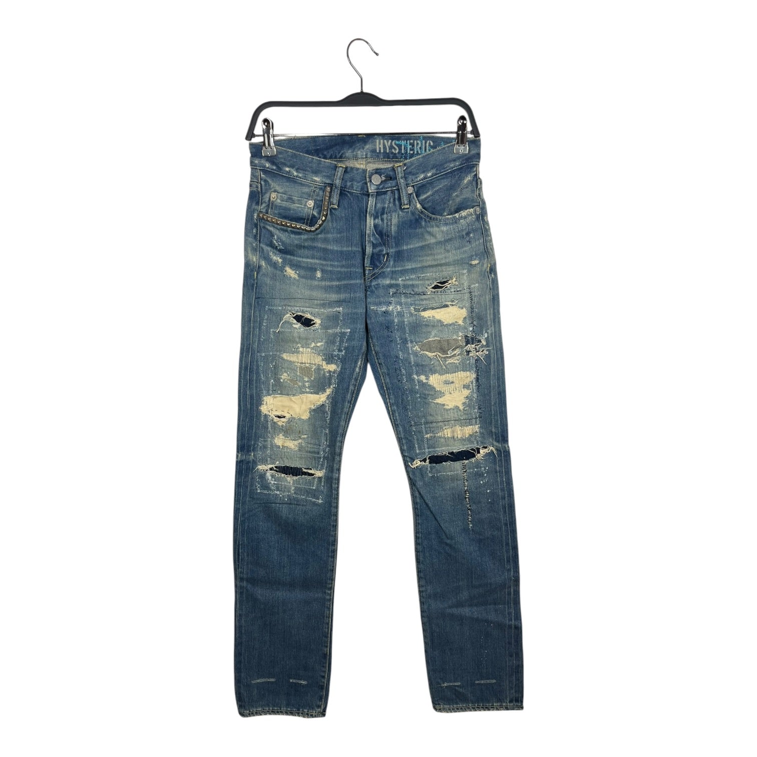 HYSTERIC GLAMOUR/Skinny Pants/28/Denim/BLU/SCAB DENIM view 6