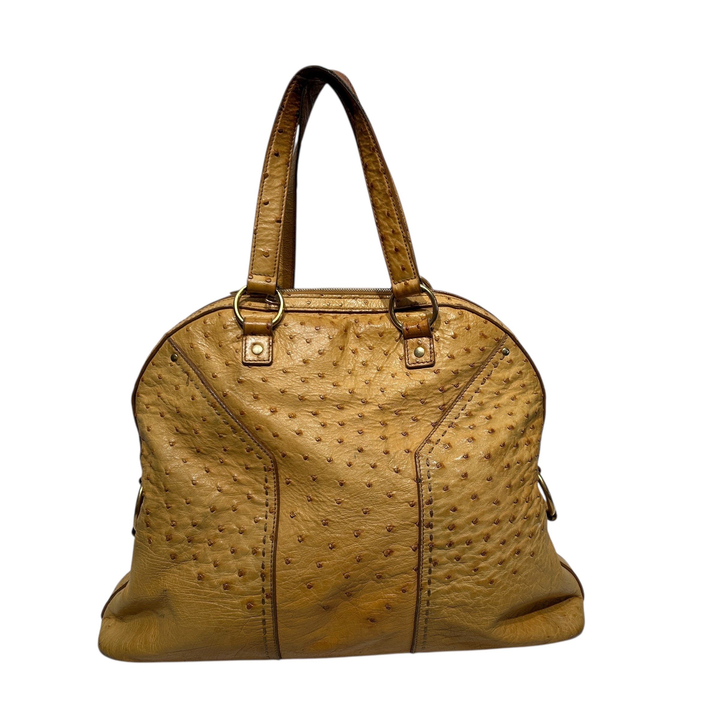 YVES SAINT LAURENT/Hand Bag/Leather/CML/MUSE DOTTED view 2