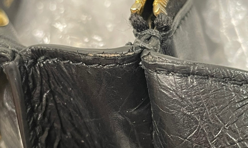 BALENCIAGA/Bag/Leather/BLK/crushed leather