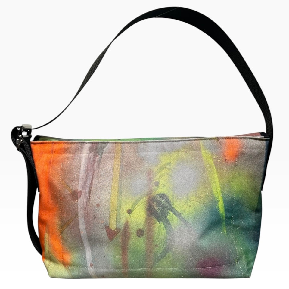 Supreme/Cross Body Bag/All Over Print/Cotton/MLT/de martini messenger bag view 2