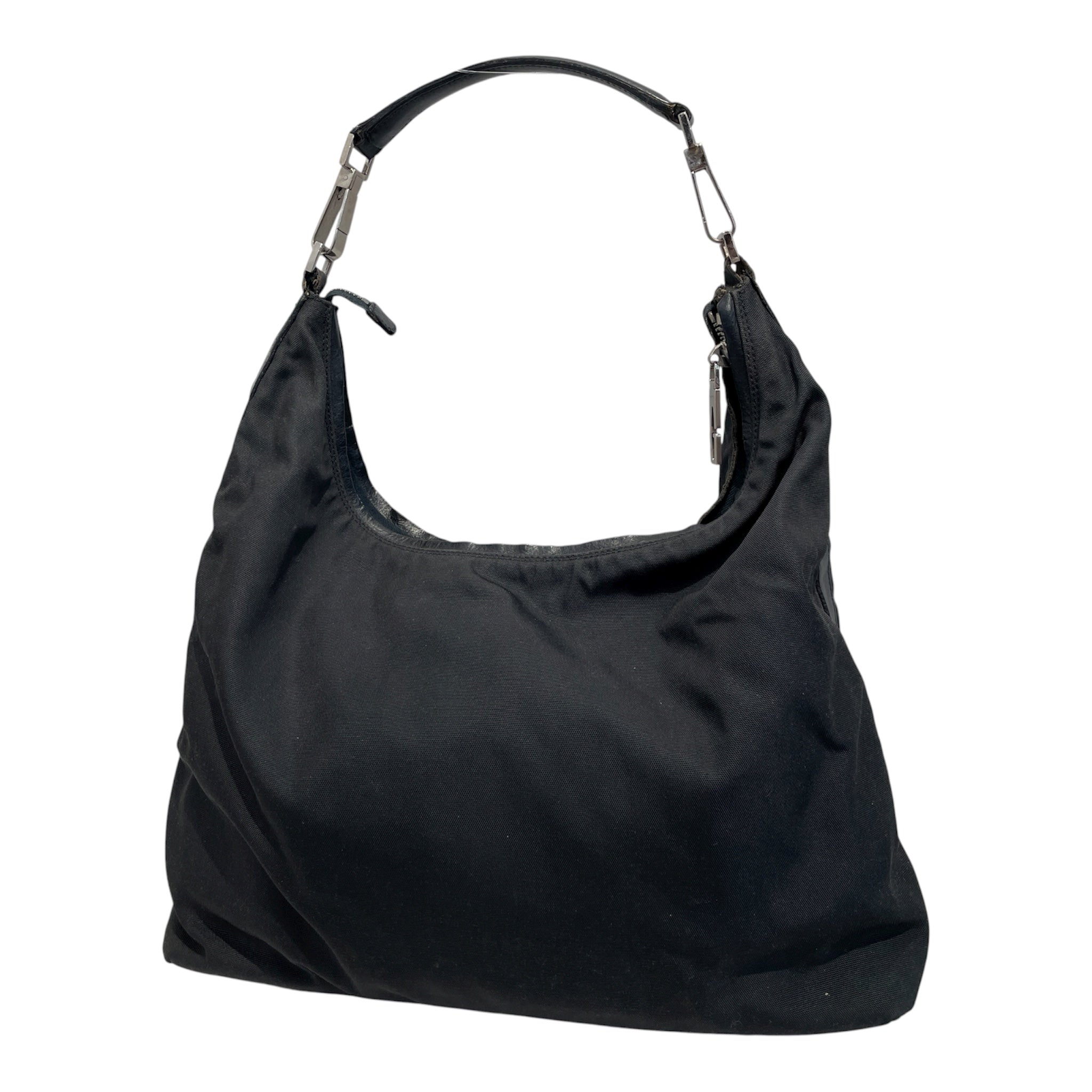 GUCCI/Hand Bag/M/Nylon/BLK/Nylon G Handle Bag view 1