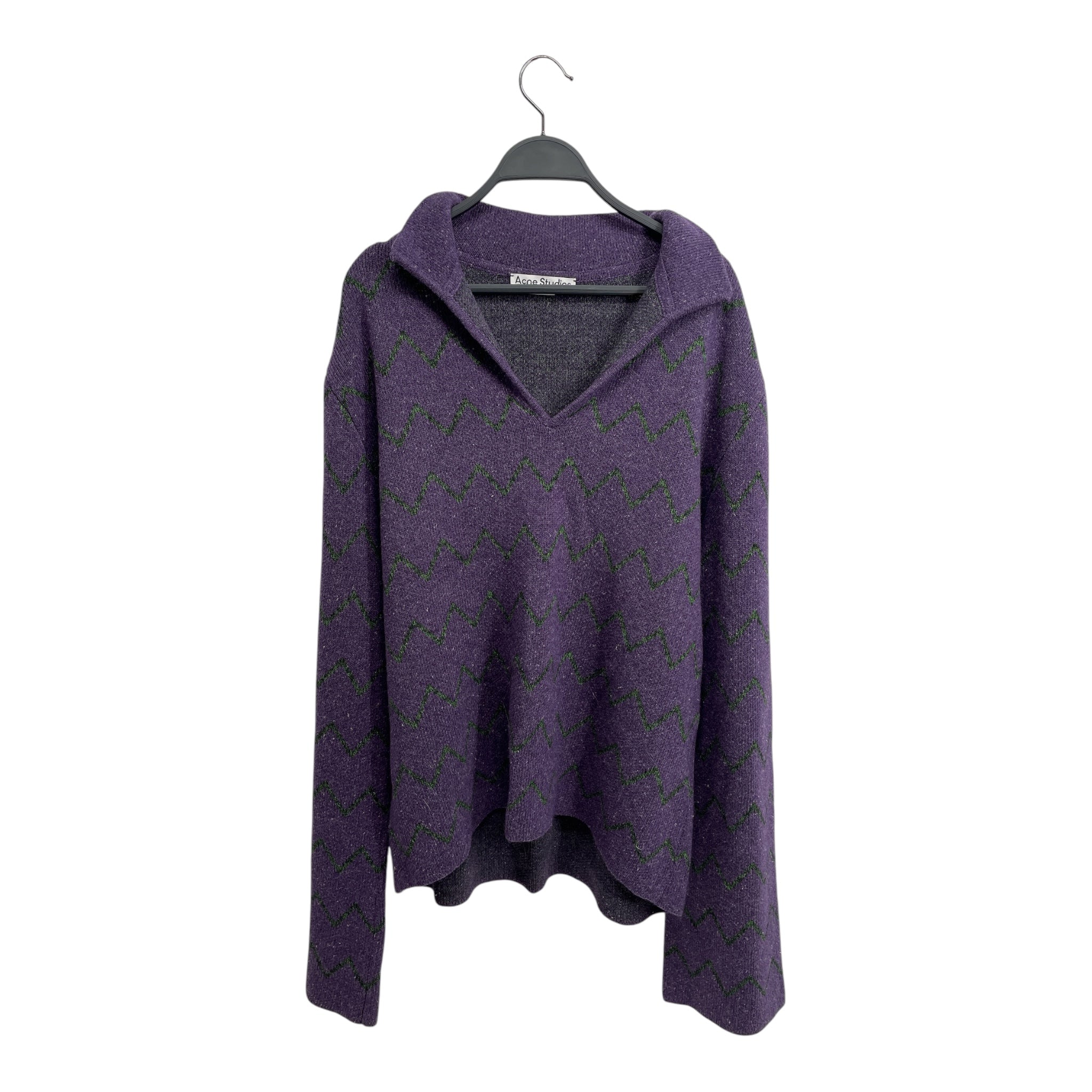 Acne Studios/Sweater/XL/Wool/PPL/POLO JACQAURD view 1