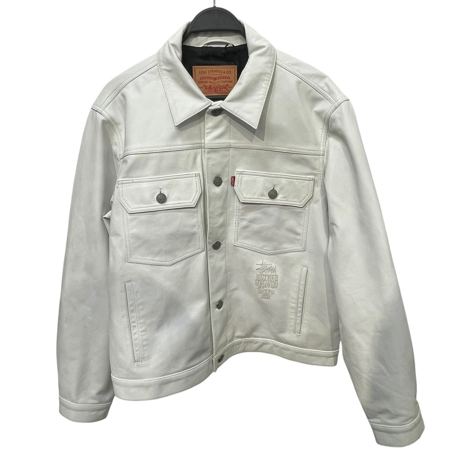 STUSSY/Levi's/Leather Jkt/L/Leather/WHT/A83240000 view 1