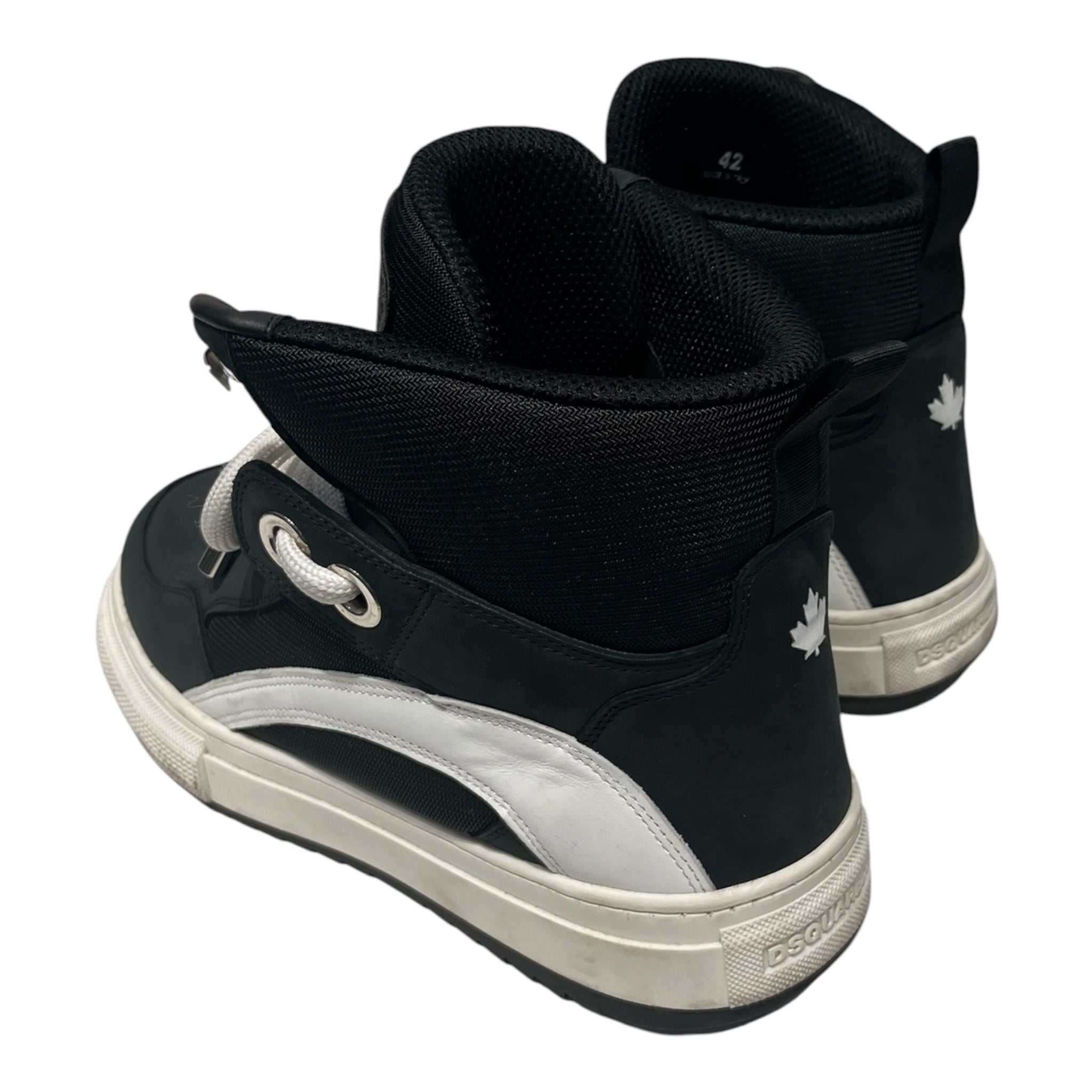 DSQUARED2/Hi-Sneakers/EU 42/Cotton/BLK/ view 2
